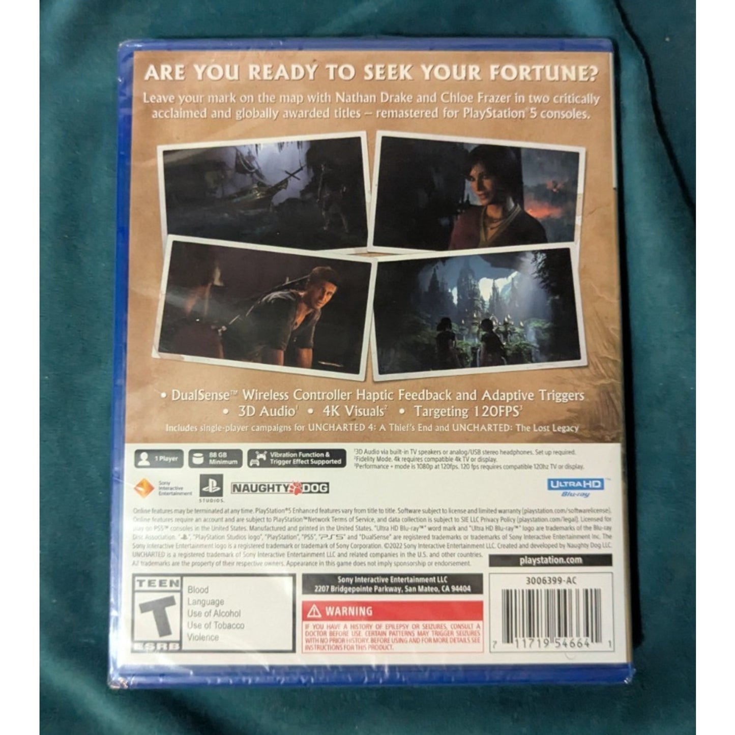 Uncharted: Legacy of Thieves Remastered Collection - Sony PlayStation 5
