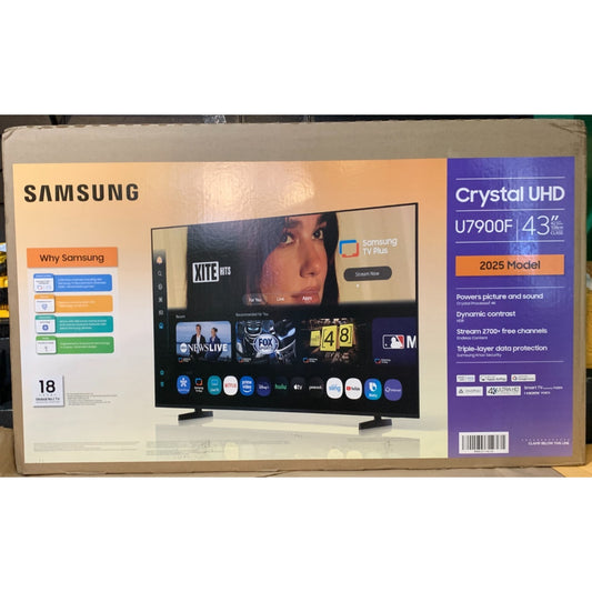 Samsung 43" Crystal UHD U7900F 4K Smart TV (2025)
