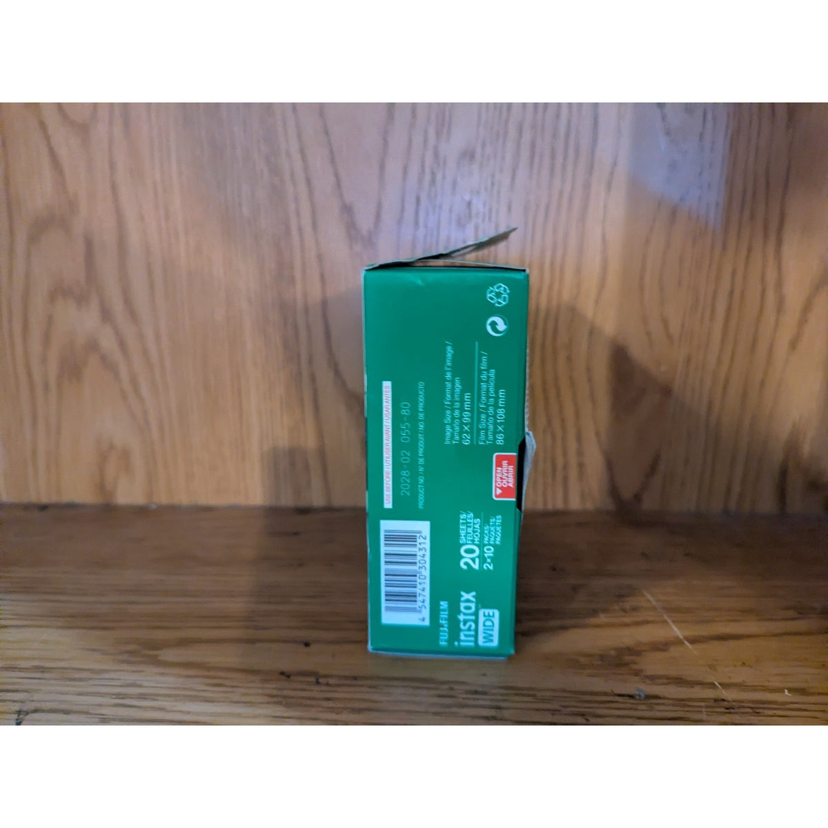 FujiFilm Instax Wide Square Film 20 Sheets