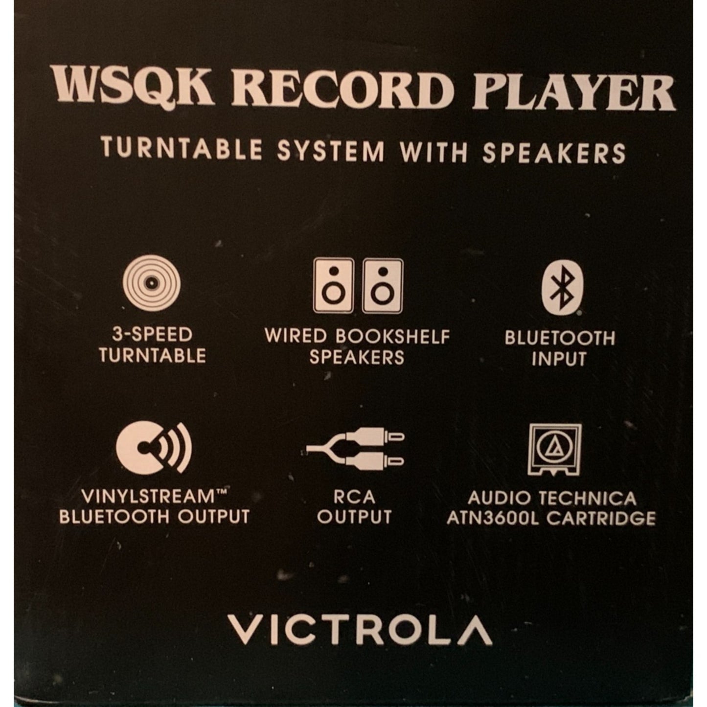 STRANGER THINGS Victrola WSQK Record Player With Speakers Bluetooth NEW SEALED