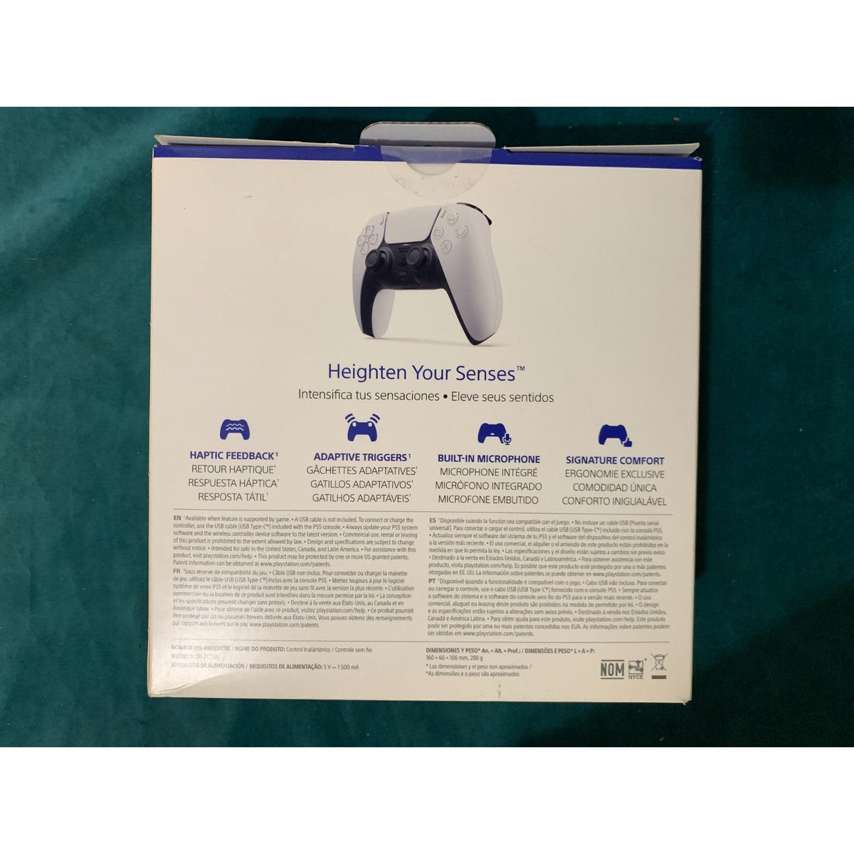 Sony PlayStation 5 PS5 DualSense Wireless Controller White - New Sealed