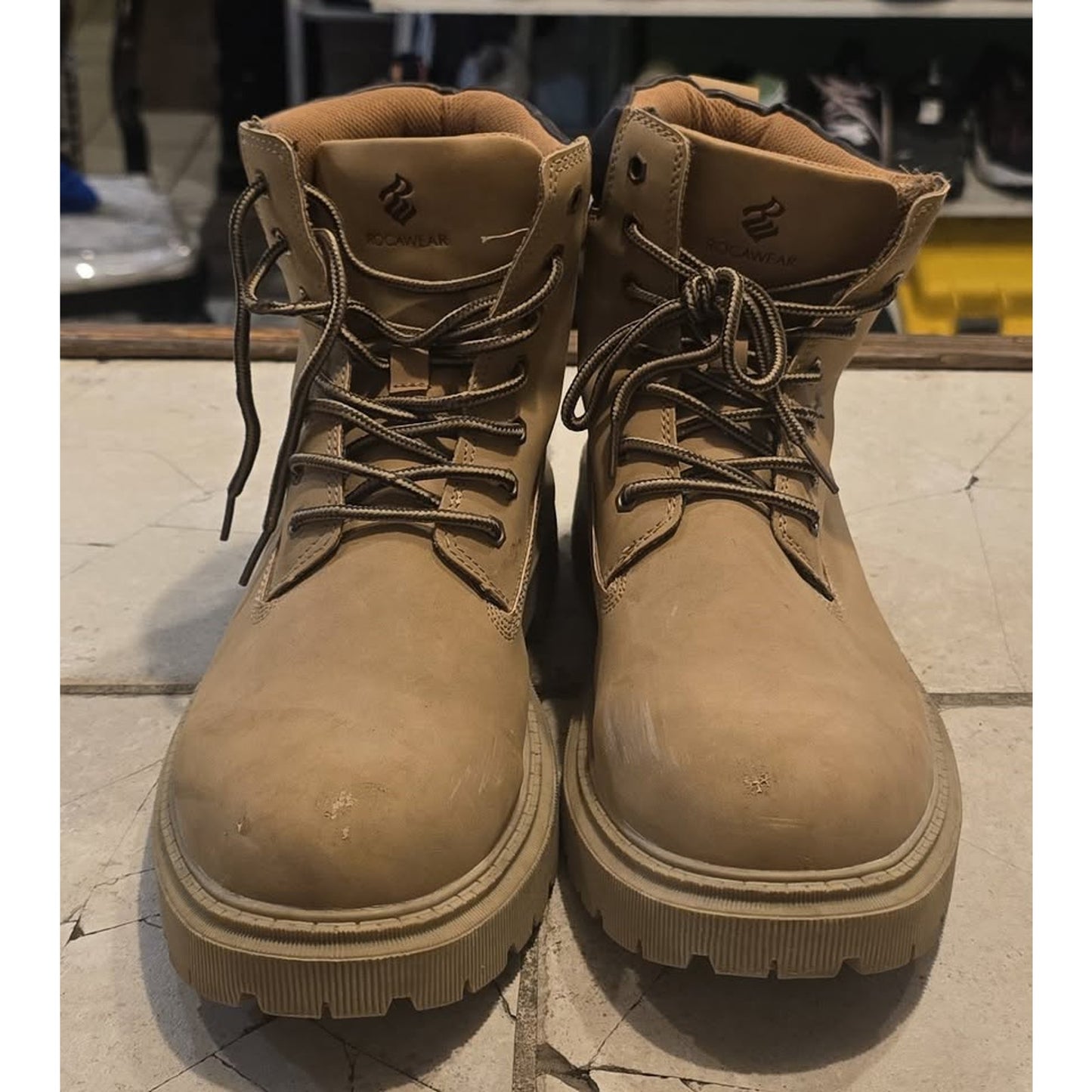 Rocawear Mens 11" Work Style Boots
