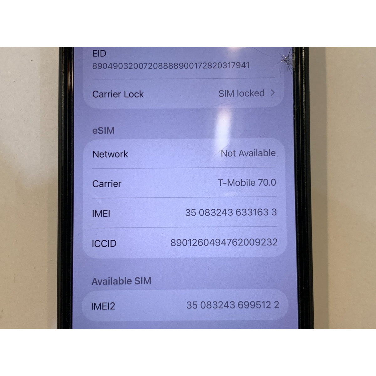 T-Mobile Apple iPhone 15 Pro 128GB Natural Titanium MTQP3LL/A