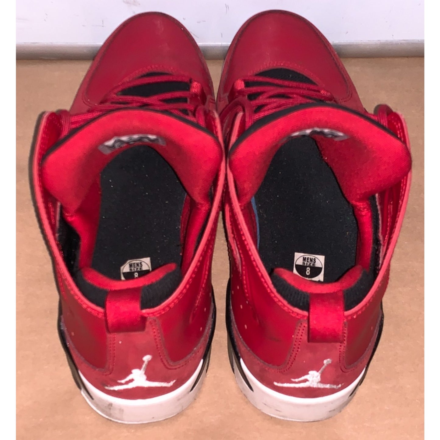 Nike Air Jordan Flight Club 91 555475-600 Men’s Shoes Size 8 Red White