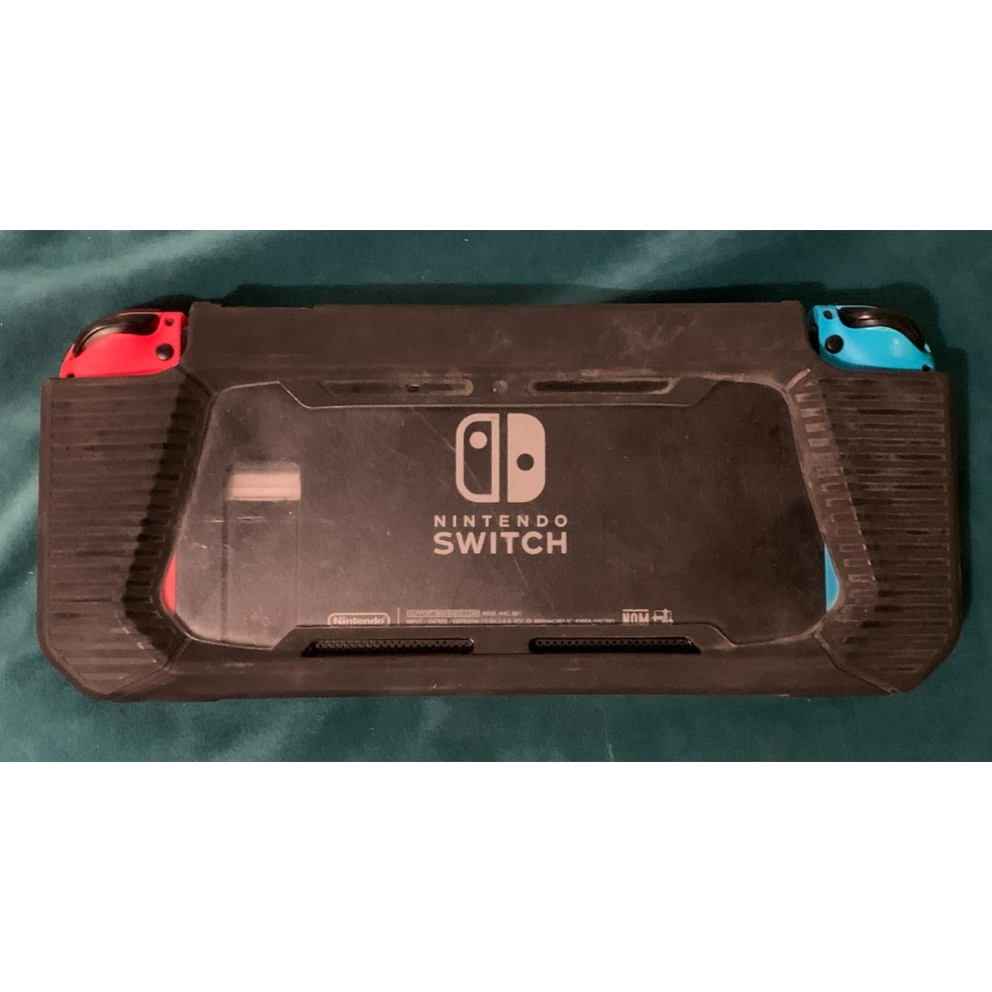 Nintendo Switch (HAC-001-01) With Red / Blue Joycon & Dock