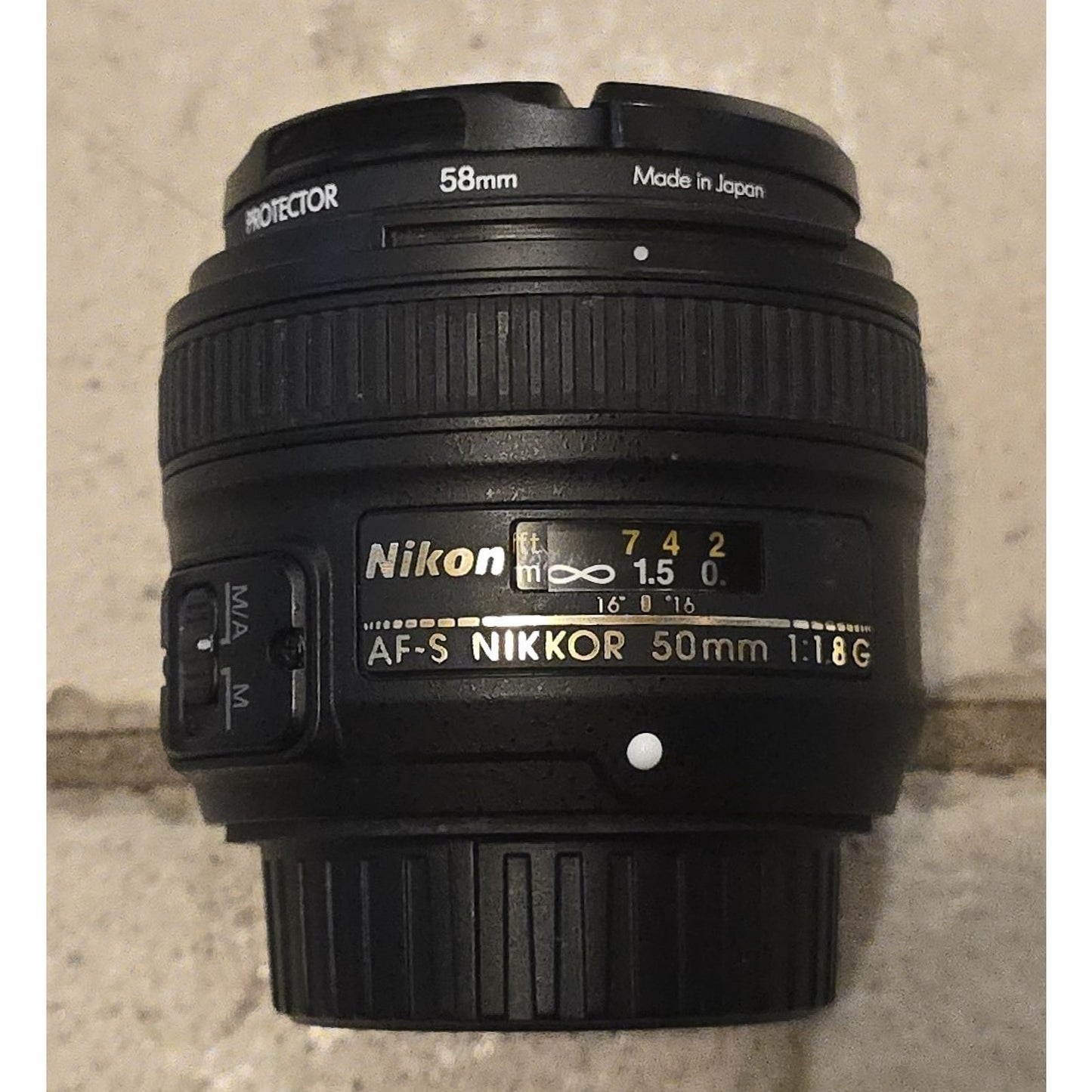 NIKON AF-S NIKKOR 50mm 1/1.8G Prime Lens