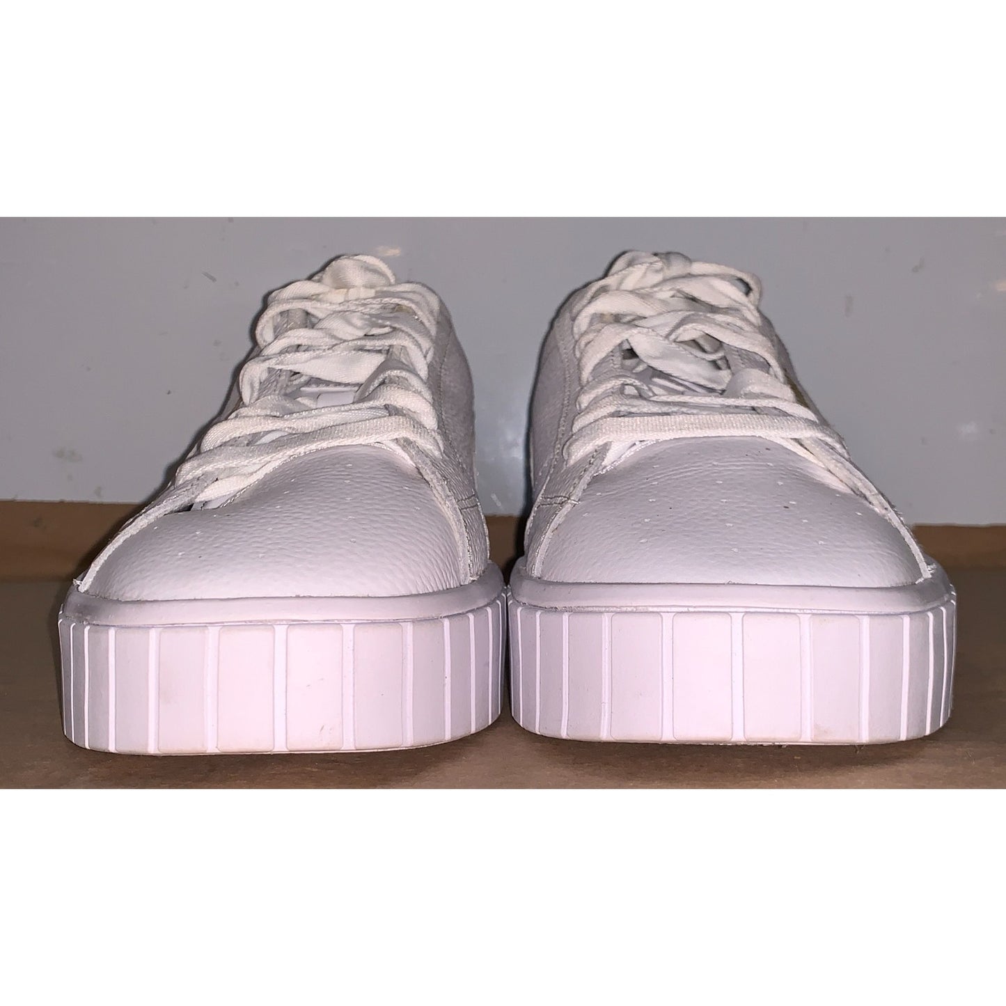 Puma Womens Cali Star 380176-01 White Casual Shoes Sneakers Leather Size 10