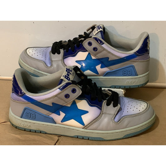 A Bathing Ape Bape SK8 STA Blue/White Size 12