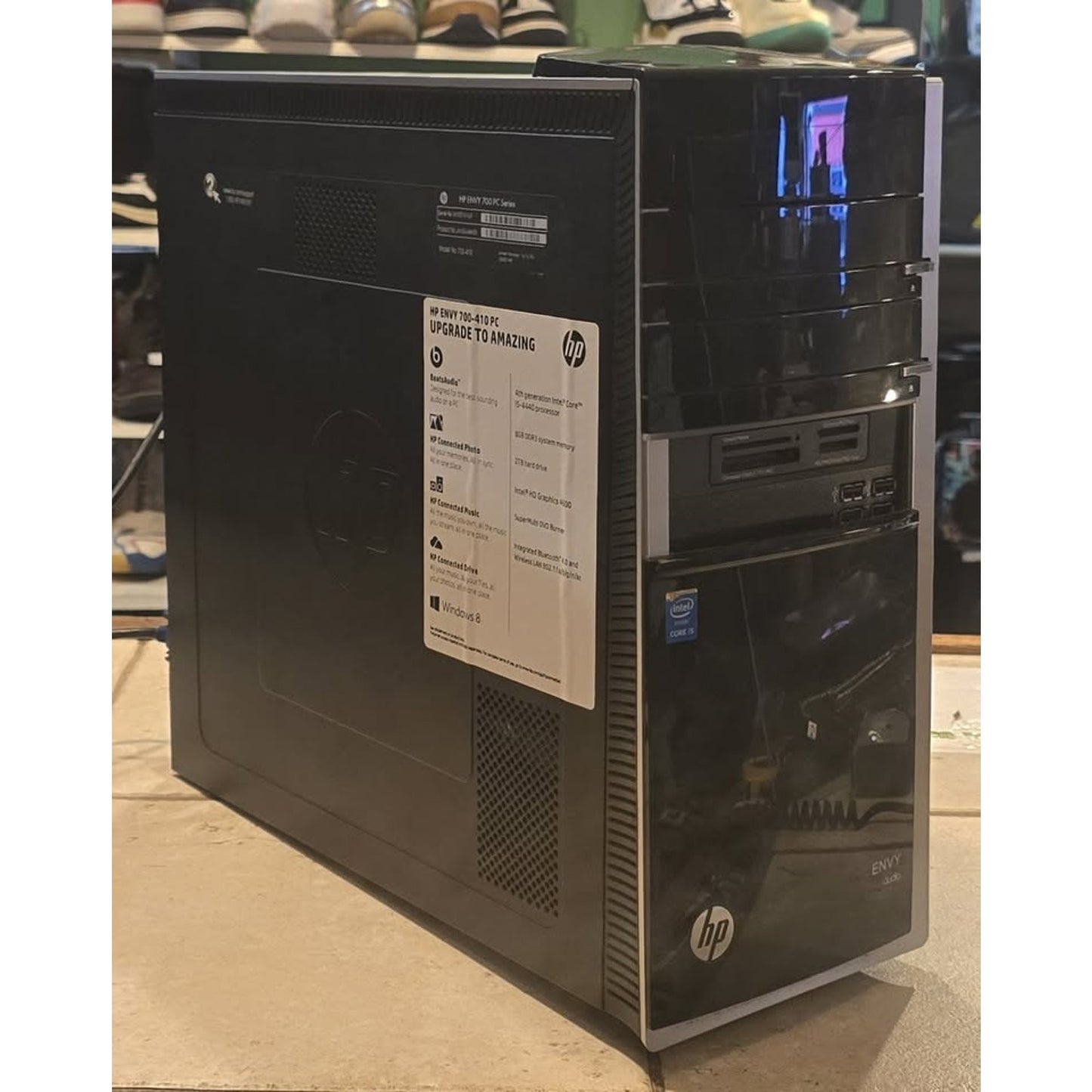 Hp Envy 700-410 Desktop / Intel Core I5-4440 / 2TB HDD / 8GB Ram / Windows 11 /