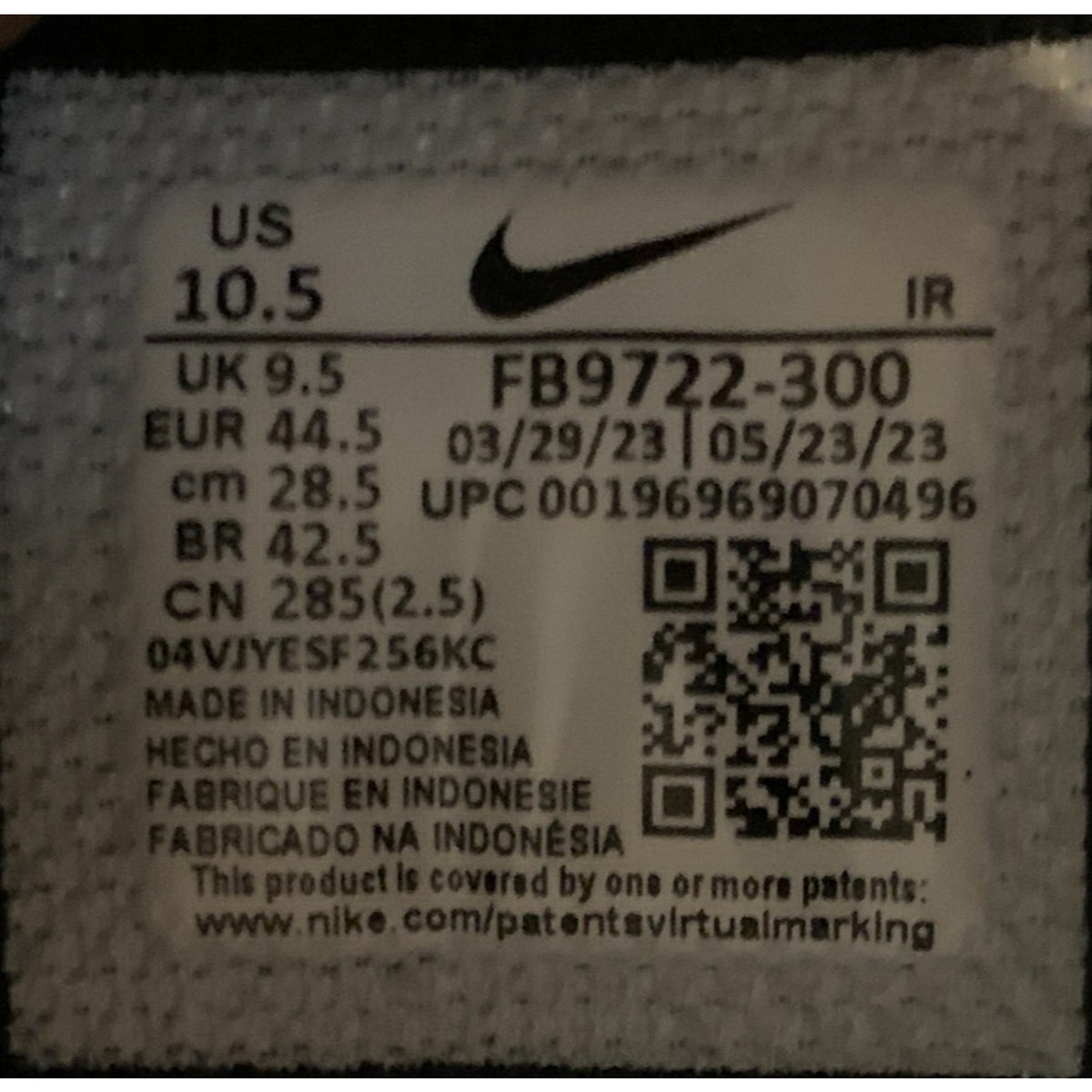 Nike Air Max Plus Men's Size 10.5 Cargo Khaki Phantom Sneakers FB9722-300