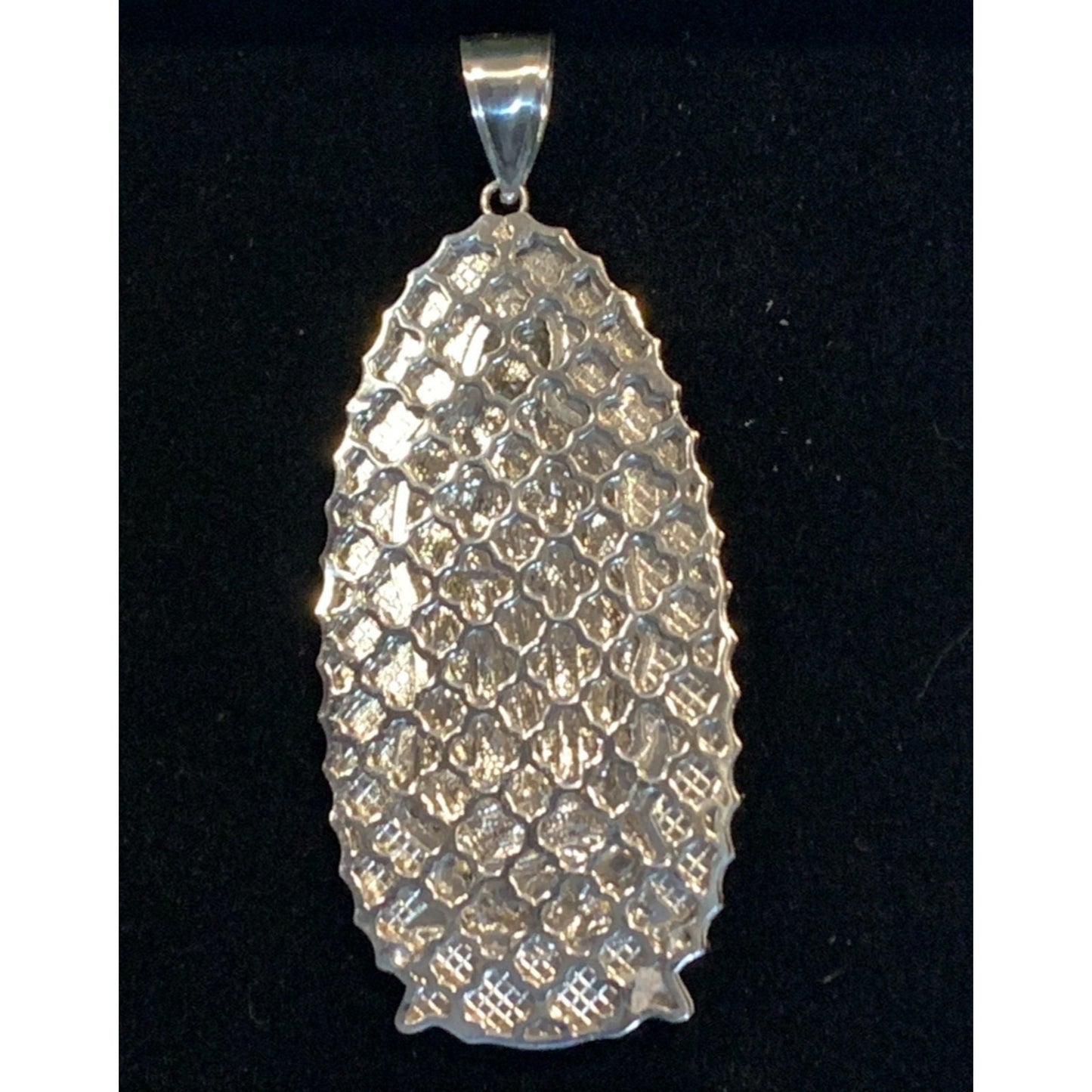 925 Sterling Silver Virgin Mary Pendant Charm