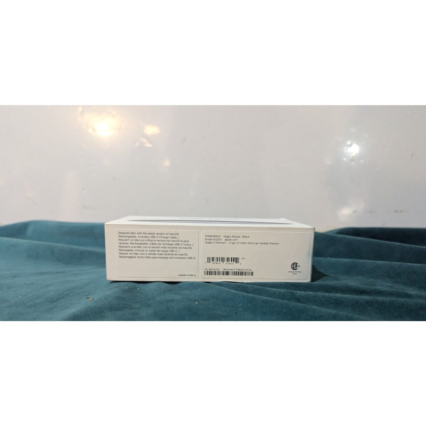 Apple Magic Mouse White Bluetooth Wireless Type C
