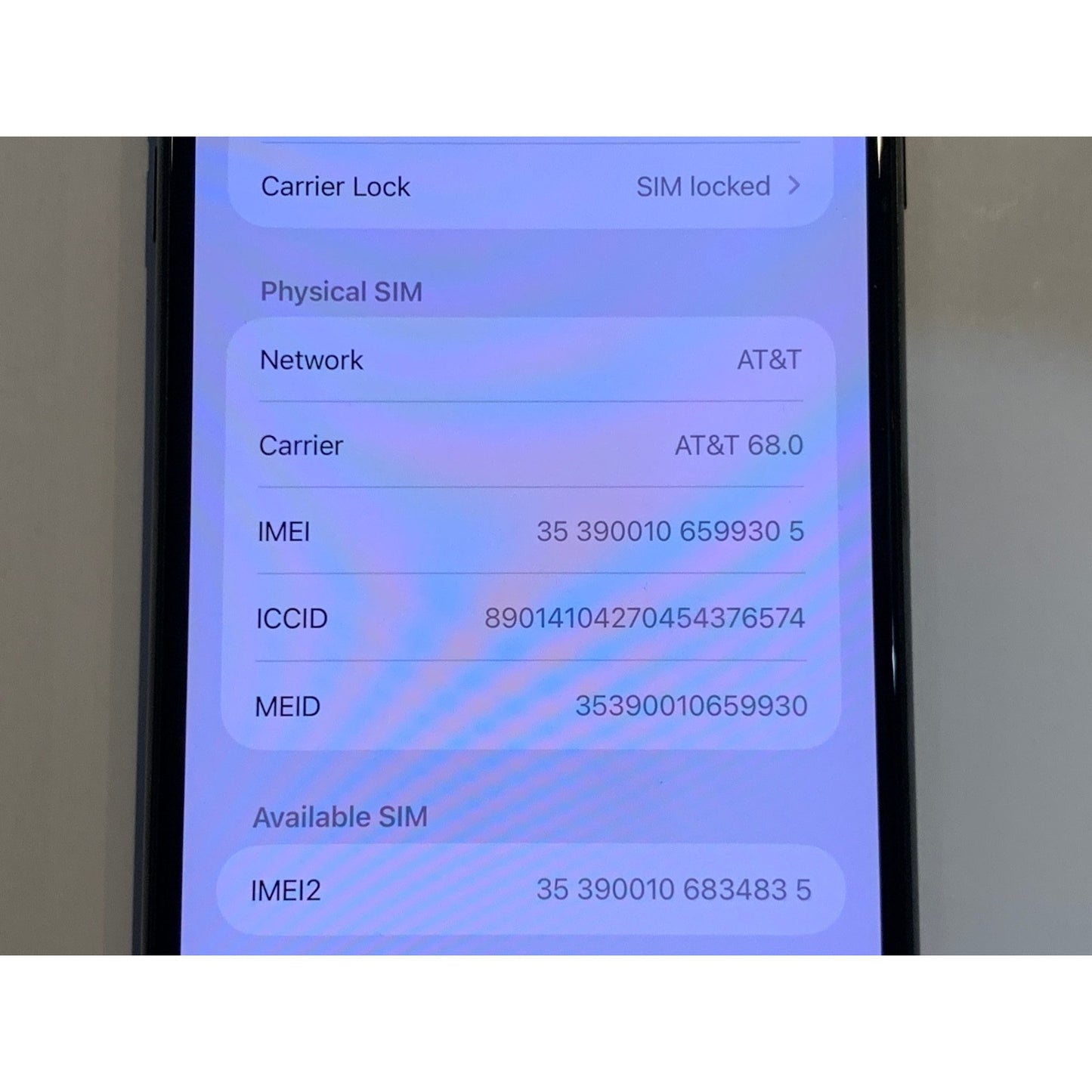 Apple iPhone 11 Pro Max 64GB (AT&T) A2161 Space Gray
