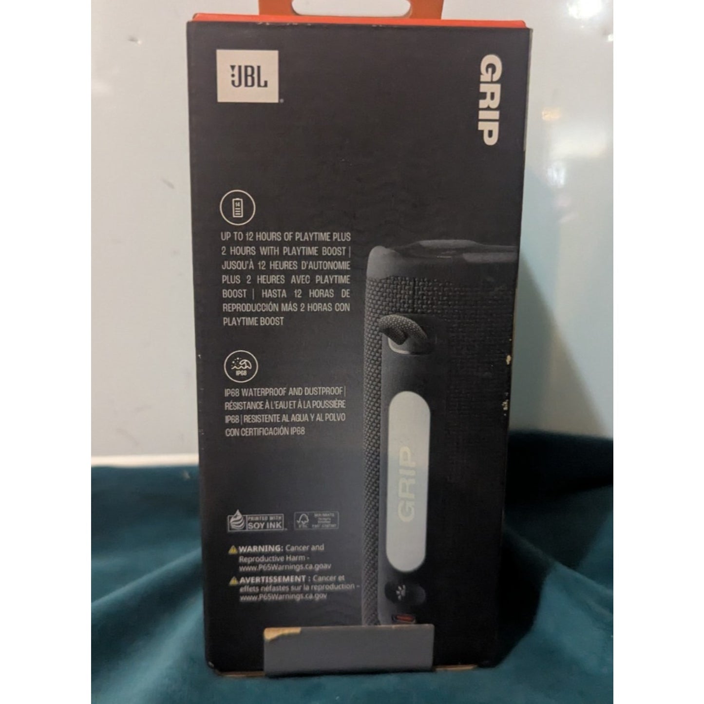 JBL Grip Portable Bluetooth Speaker System Black