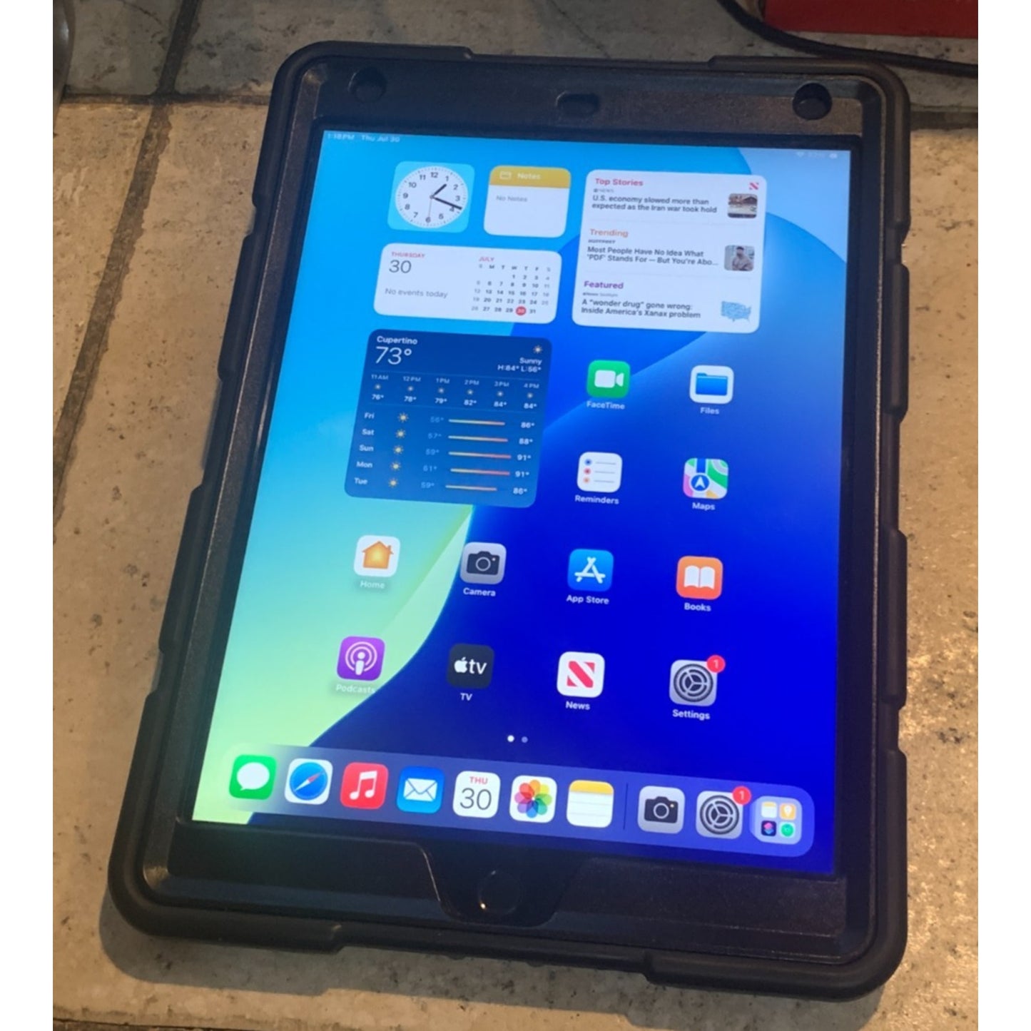 Apple iPad 9th Generation 64GB WiFi A2602 Space Gray MK2K3LL/A