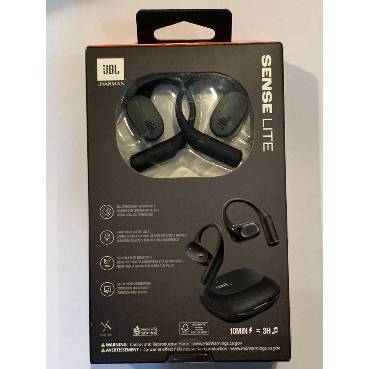 New JBL Sense Lite Open Ear True Wireless Earbuds IP54