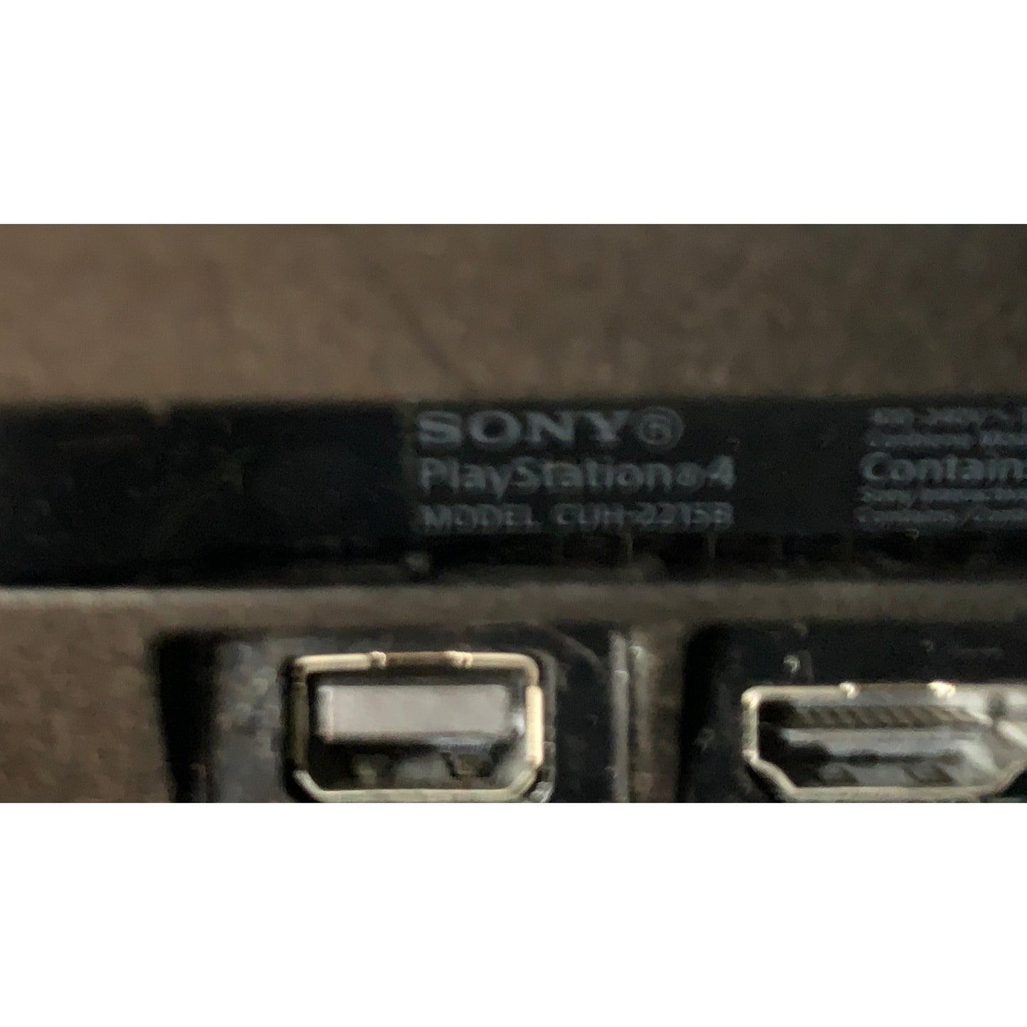 Sony PlayStation 4 Slim 1TB Black W/Controller & wires.