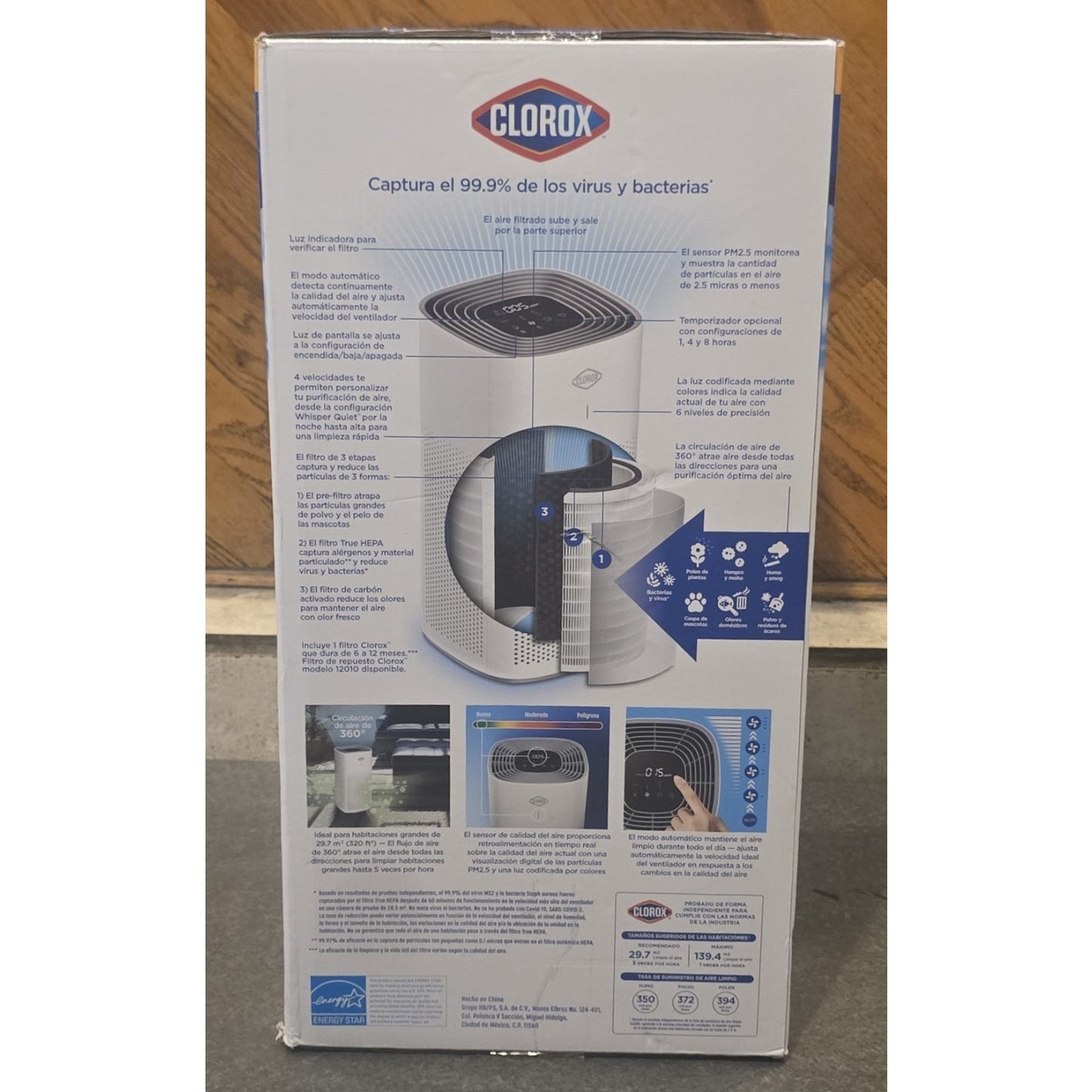 Clorox 320 Large Room Air Purifier