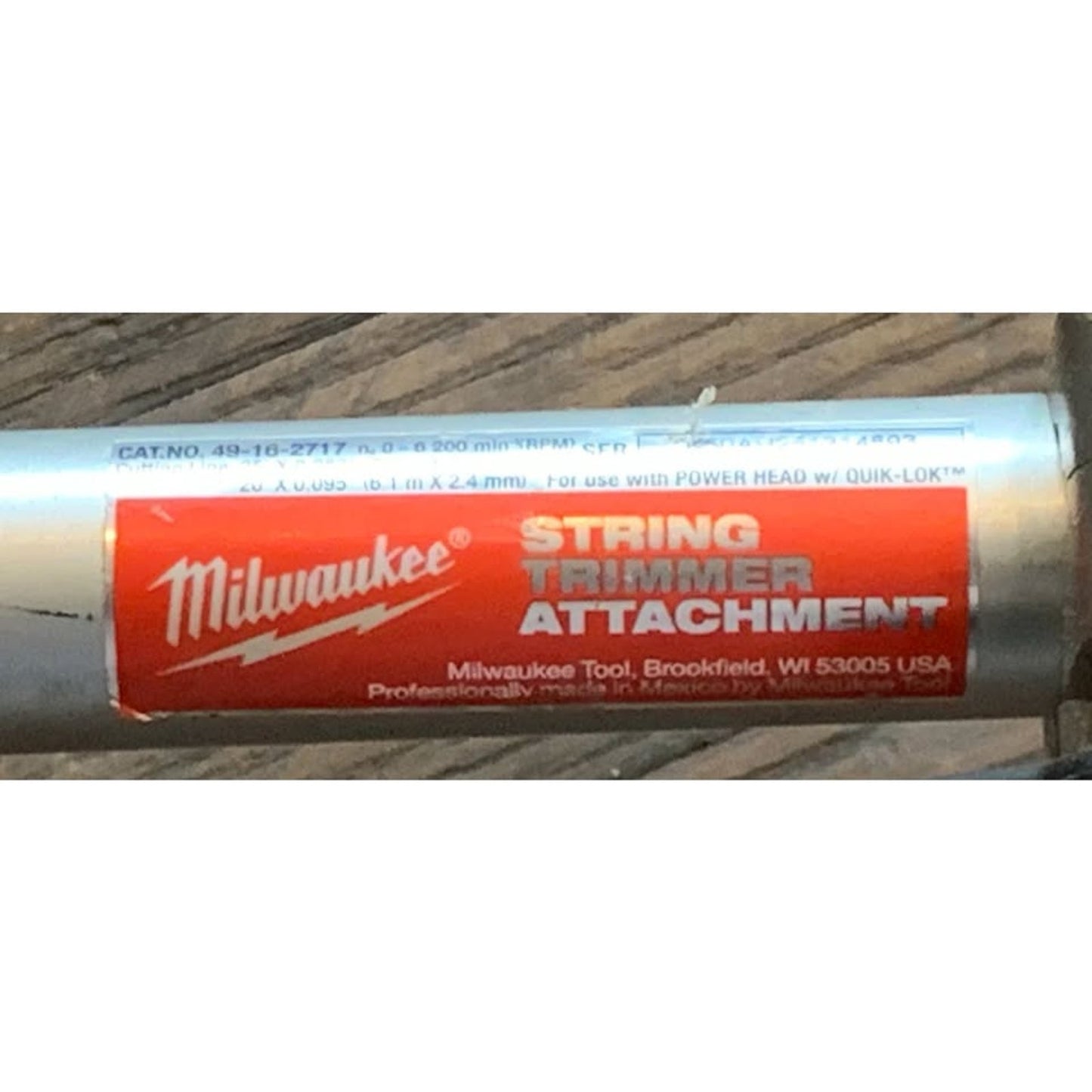 Milwaukee M18 16" FUEL String Trimmer 3016-20ST 18V w/ QUIK-LOK