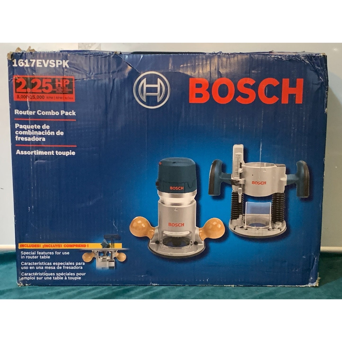 Bosch 1617EVSPK Plunge and Fixed-base Router Kit