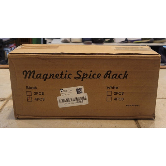2Pcs Magnetic Spice Rack, Magnetic Shelf for Refrigerator Magnetic Fridge Shelf