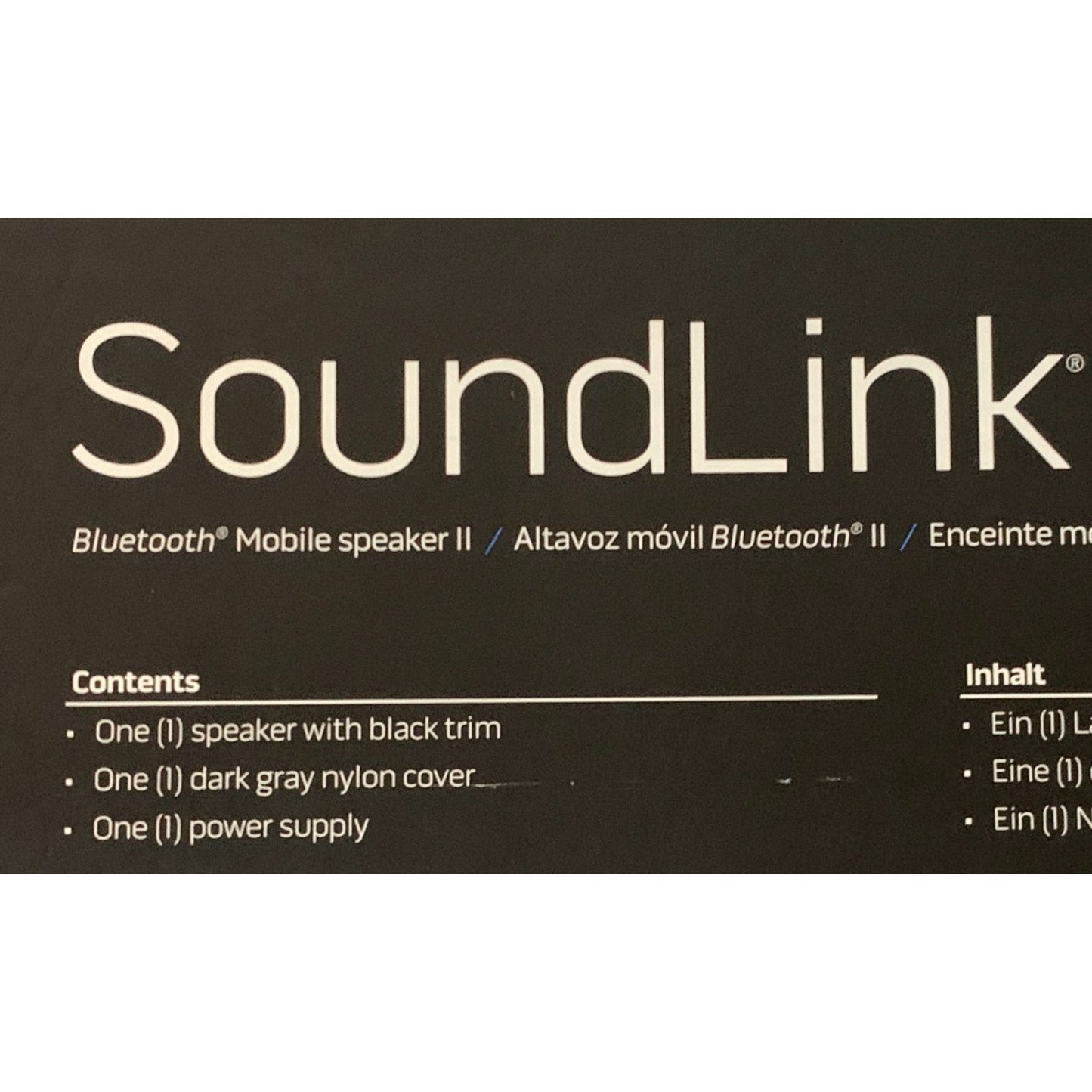 Bose - SoundLink Bluetooth Mobile Speaker II - Dark Gray