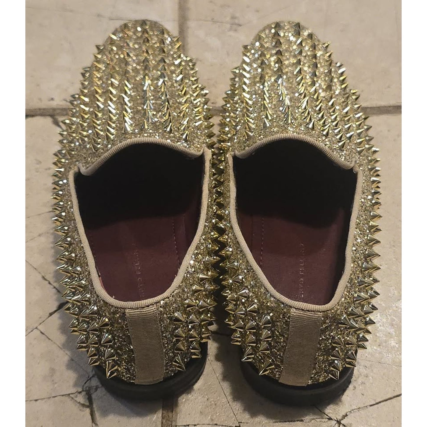 Alberto Fellini Sparko Spiked Dress Shoes / 8.5M /