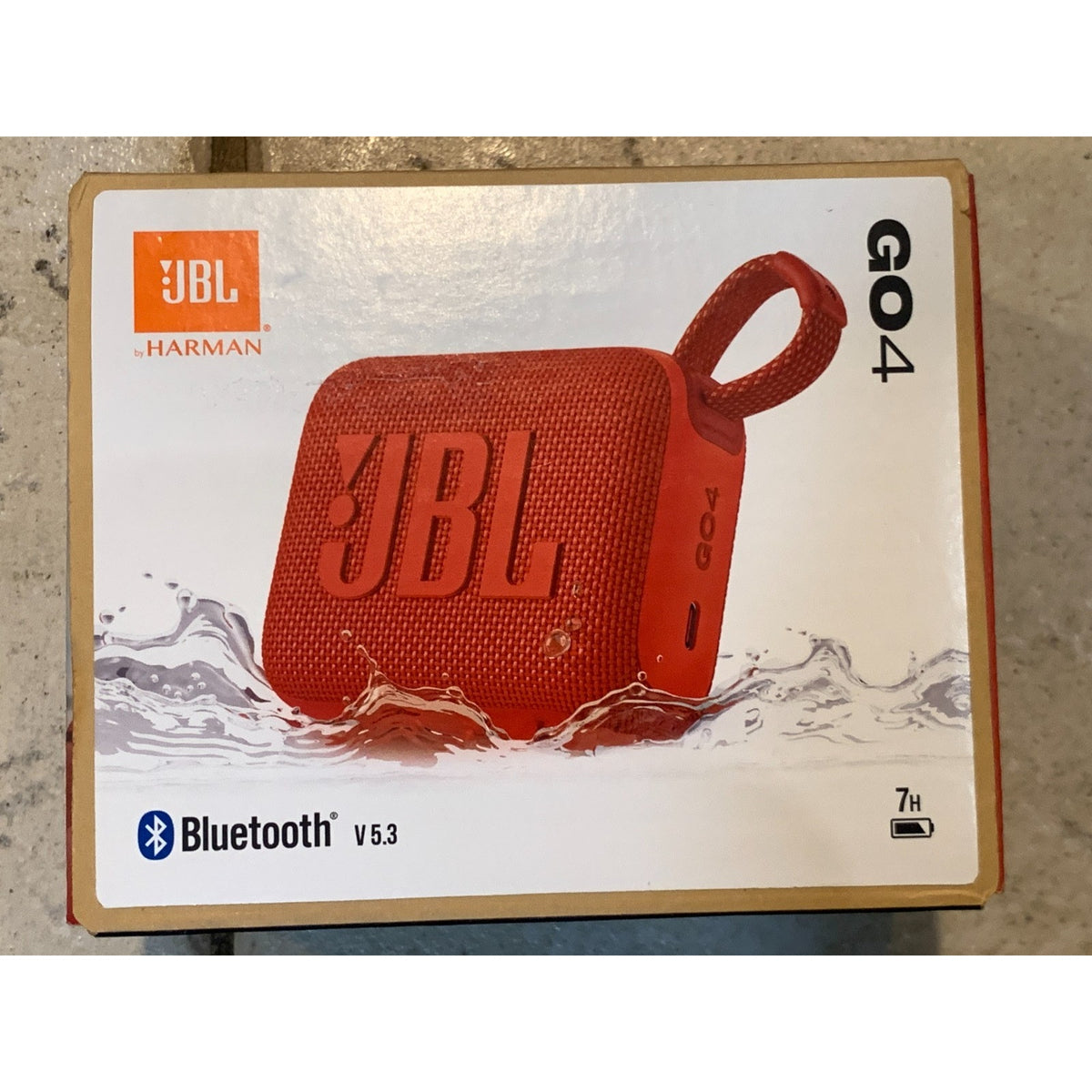 JBL Go 4 Portable Bluetooth Speaker Red