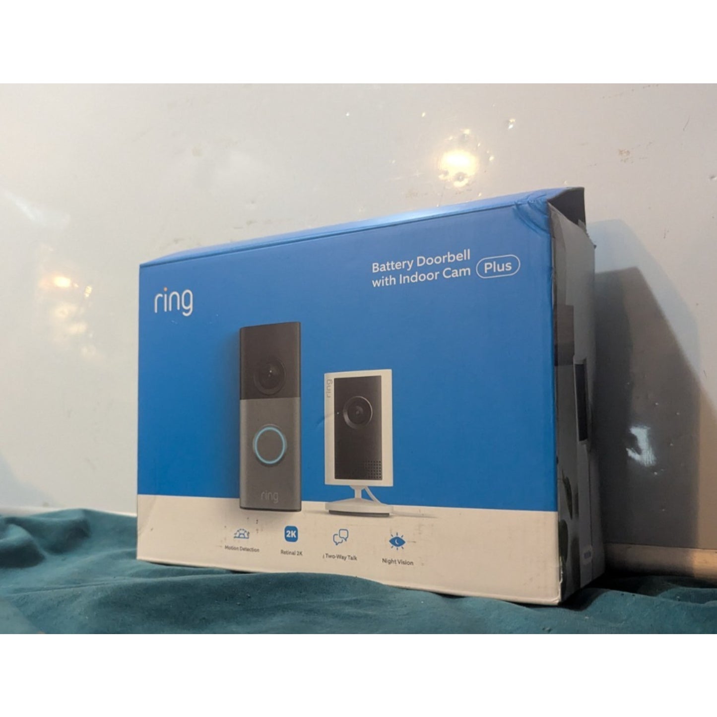 Ring Battery Doorbell + With Indoor Cam Plus Doorbell Bundle