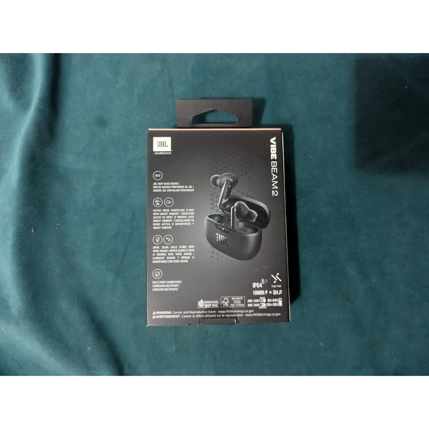 JBL Vibe Beam 2 Active Noise Cancelling Earbuds