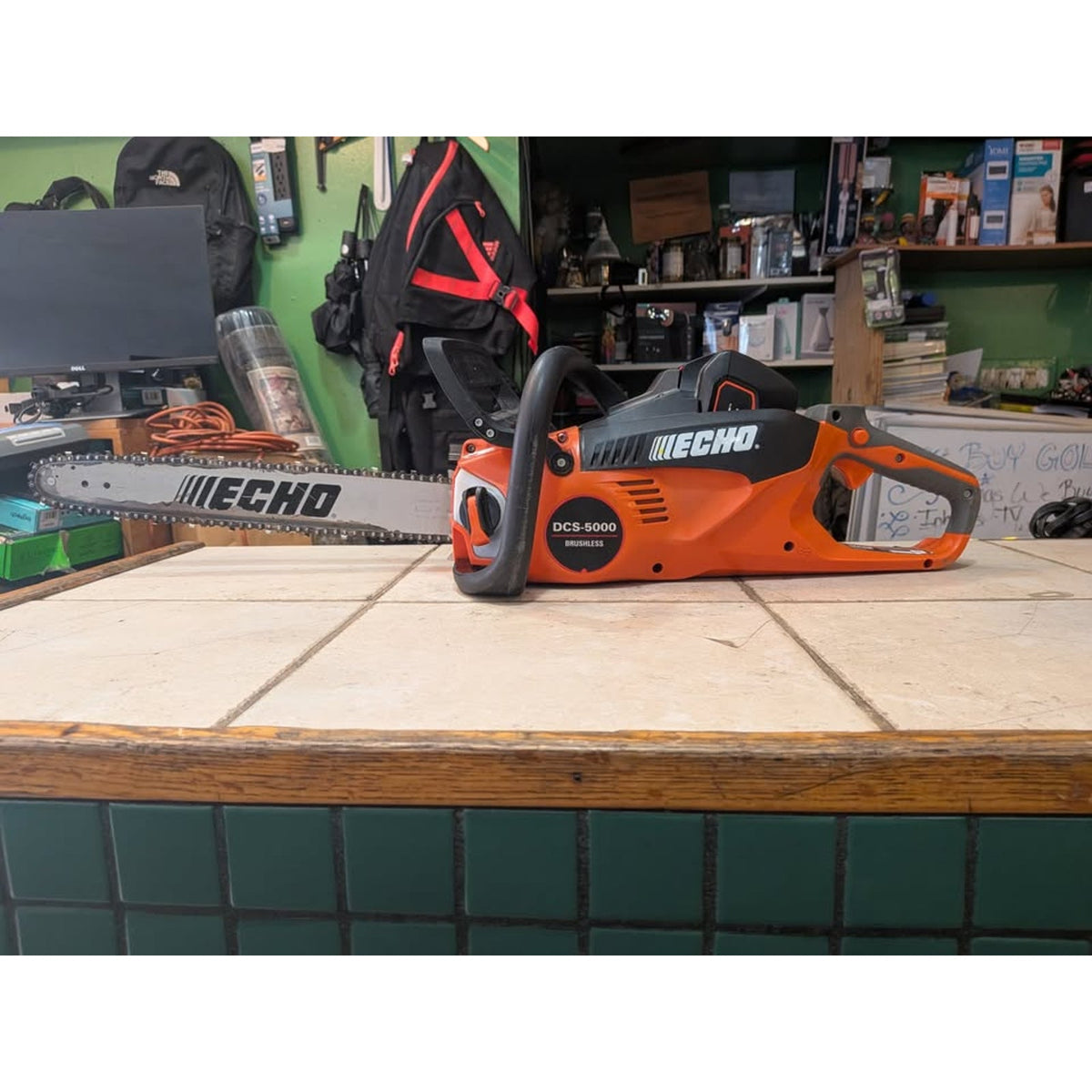 ECHO DCS-5000 56V Brushless 18" Cordless Chainsaw w/ 5.0Ah Battery & Charger