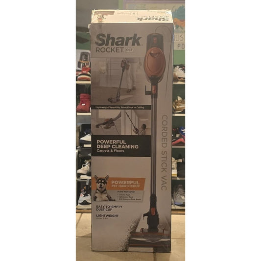 Shark Rocket Pet Vacuum Cleaner HV301 V5 Silver/Orange OPEN BOX