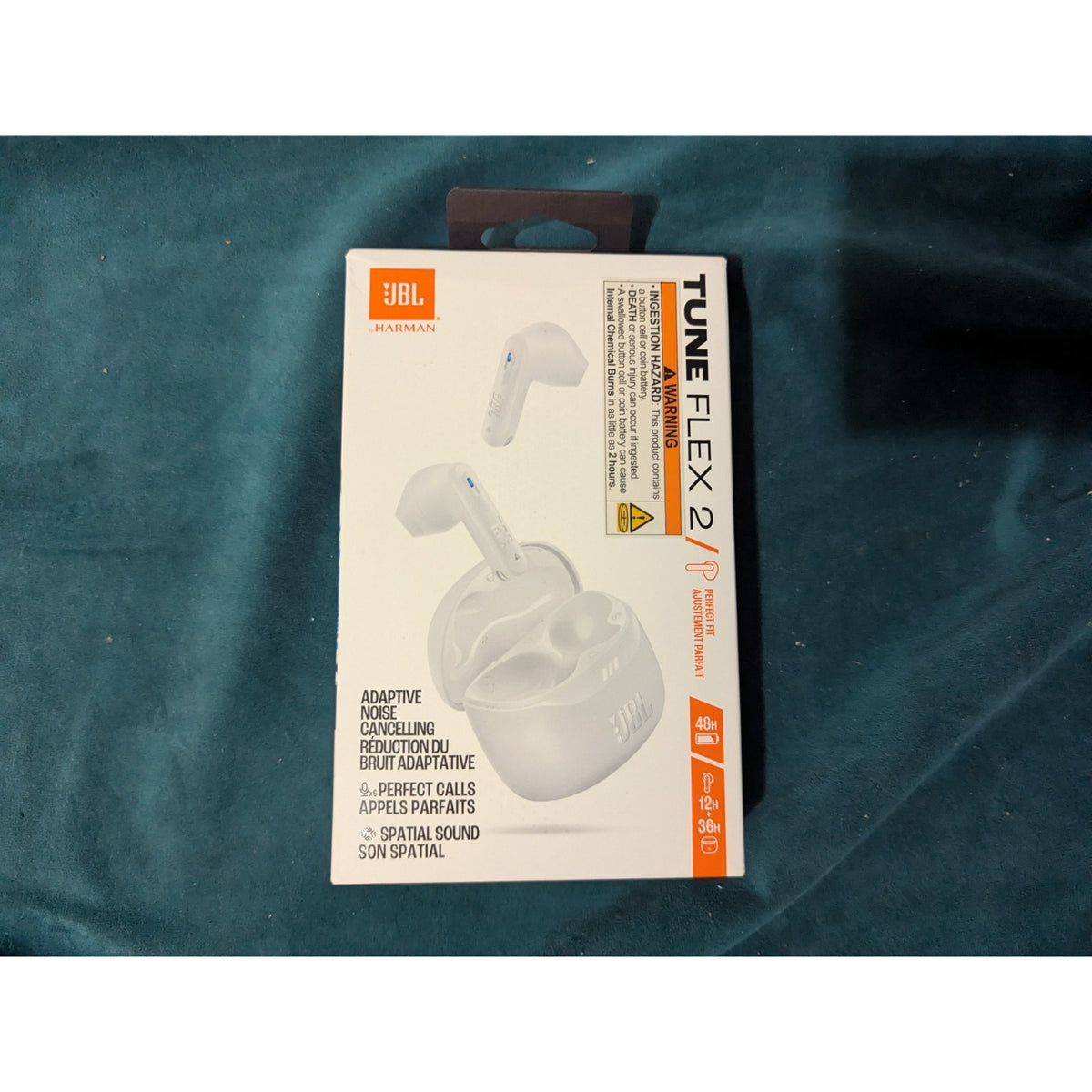 JBL Tune Flex 2 True Wireless Earbuds - White