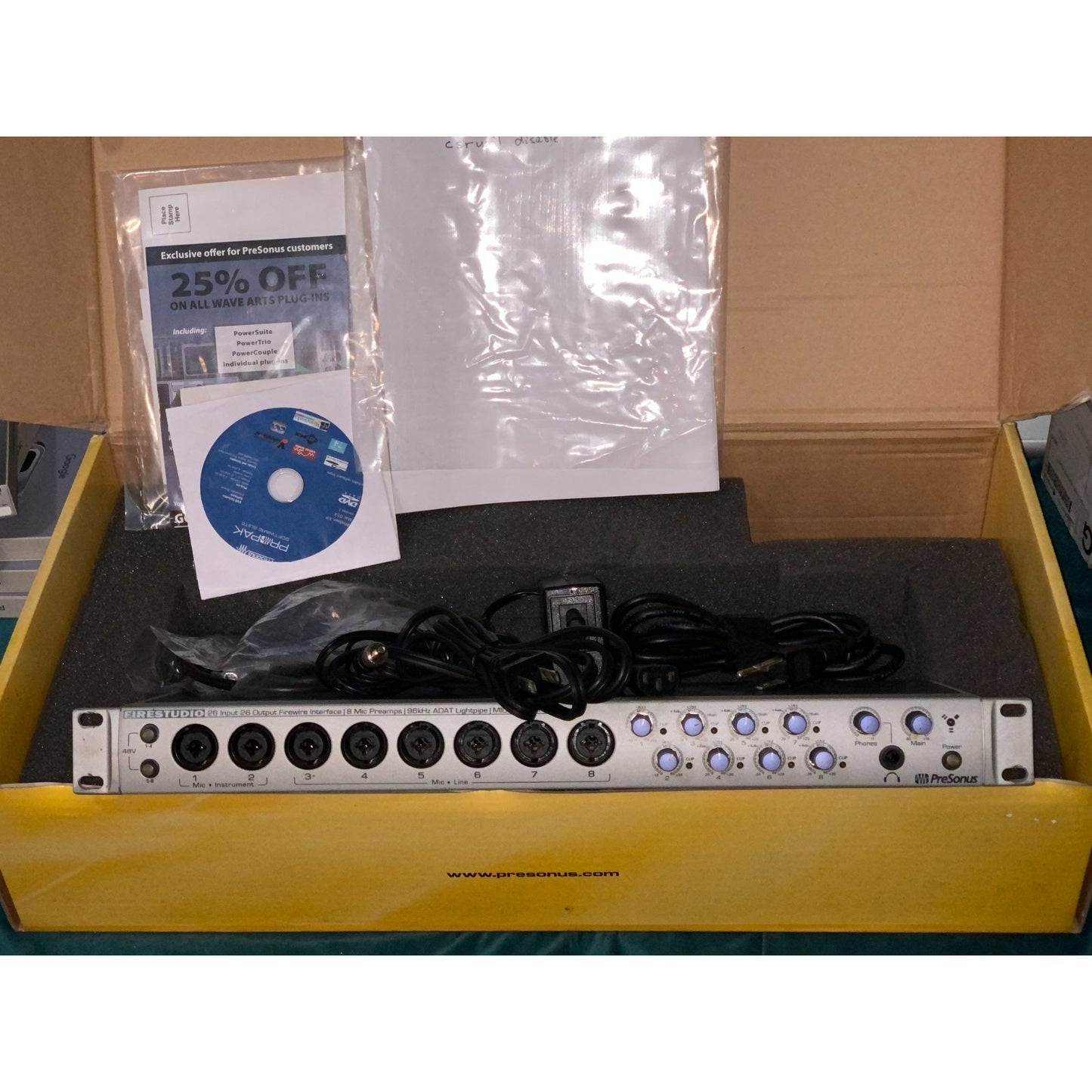 PreSonus Firestudio 26x26 Firewire Audio Interface
