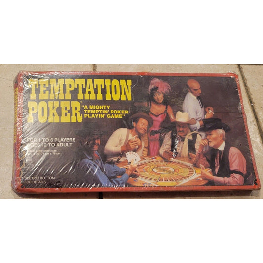 1982 Temptation Poker Whitman Complete Vintage Classic Board Game