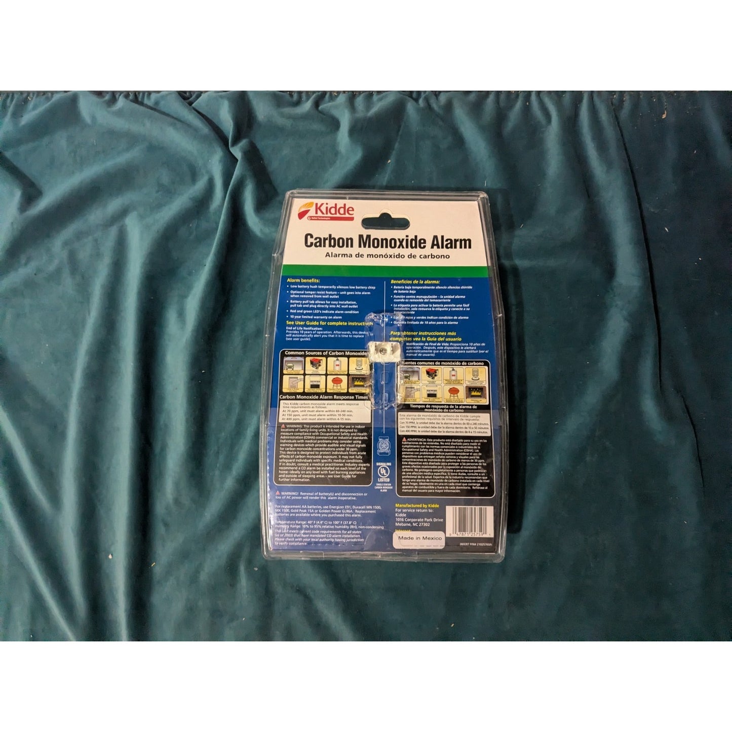 Kidde Carbon Monoxide Detector