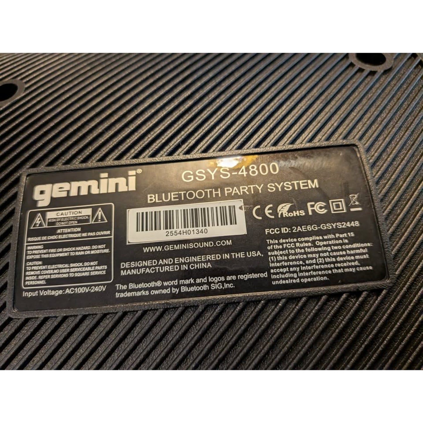 Gemini 300W Dual 12" Home Stereo System / GSYS-4800