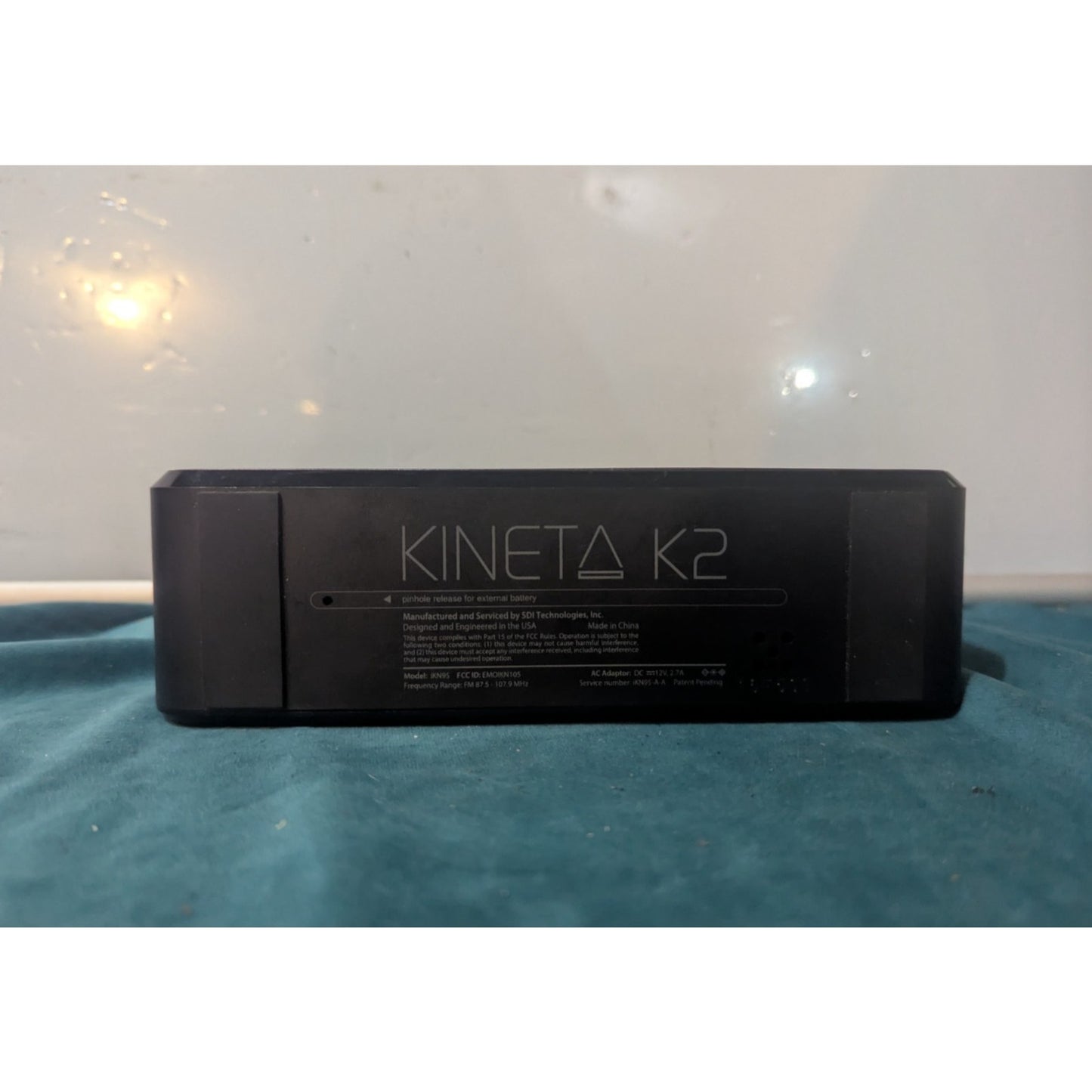 iHome Kineta K2 Dual Charging Stereo Alarm Clock Radio
