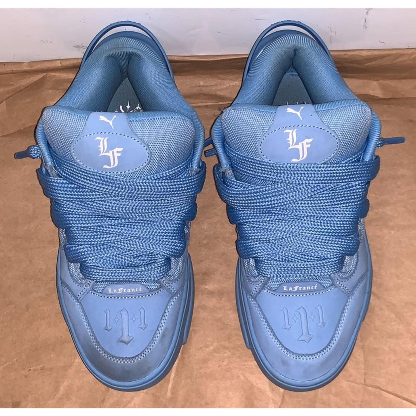 Puma LaMelo Ball LaFrance 1 of 1 Sz 8.5 Blue 310866-01 Athletic Chunky Sneakers