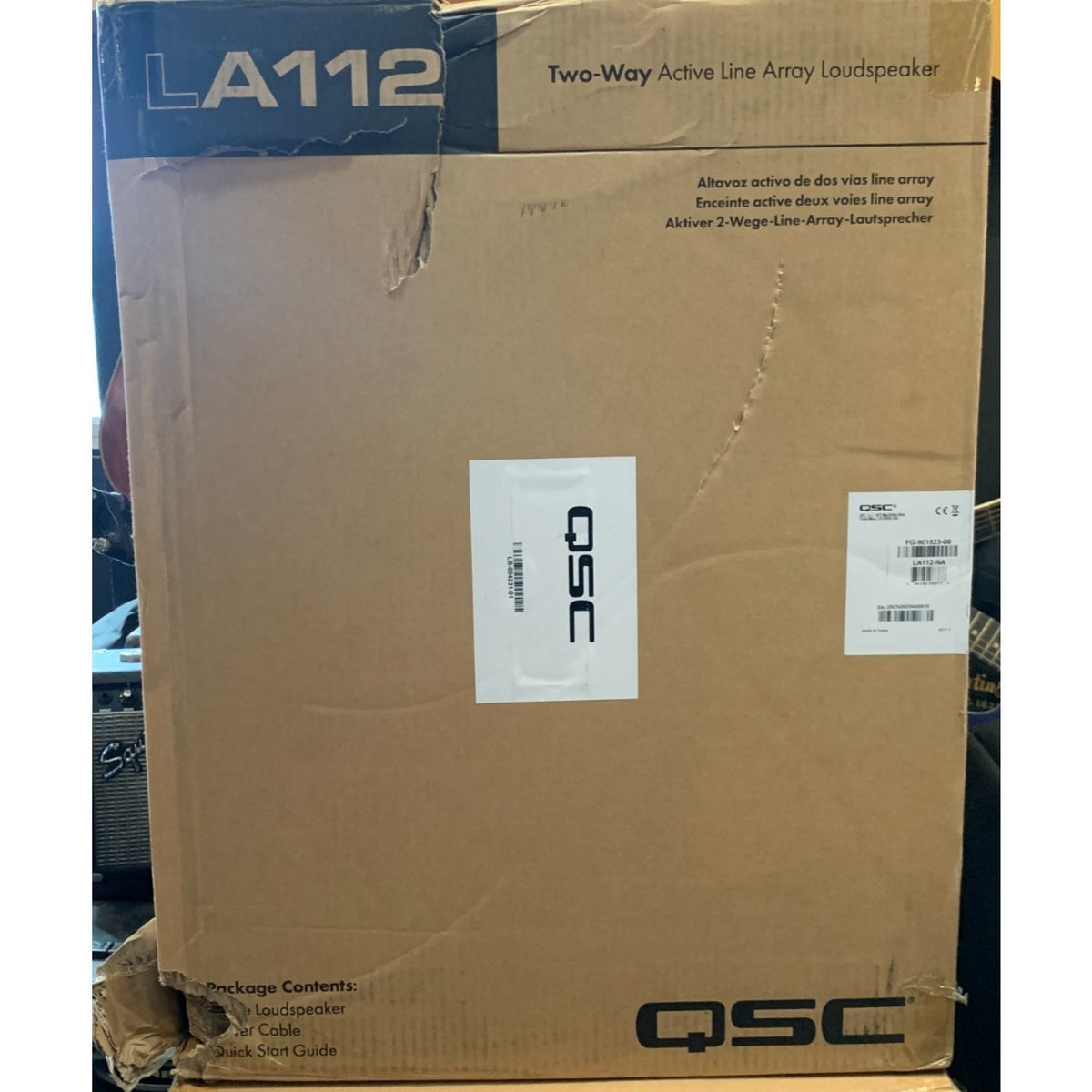 QSC LA112 12" 2400 Watt Active Line Array Module Powered Speaker PROAUDIOSTAR