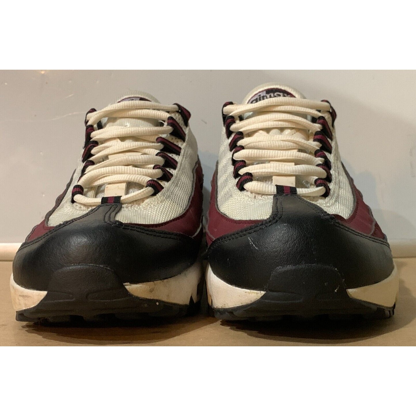 Nike Boys Air Max 95 Recraft CJ3906-104 White Casual Shoes Sneakers Size 7Y