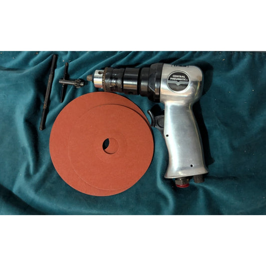 Central Pneumatic 35245 Air Sander Drill