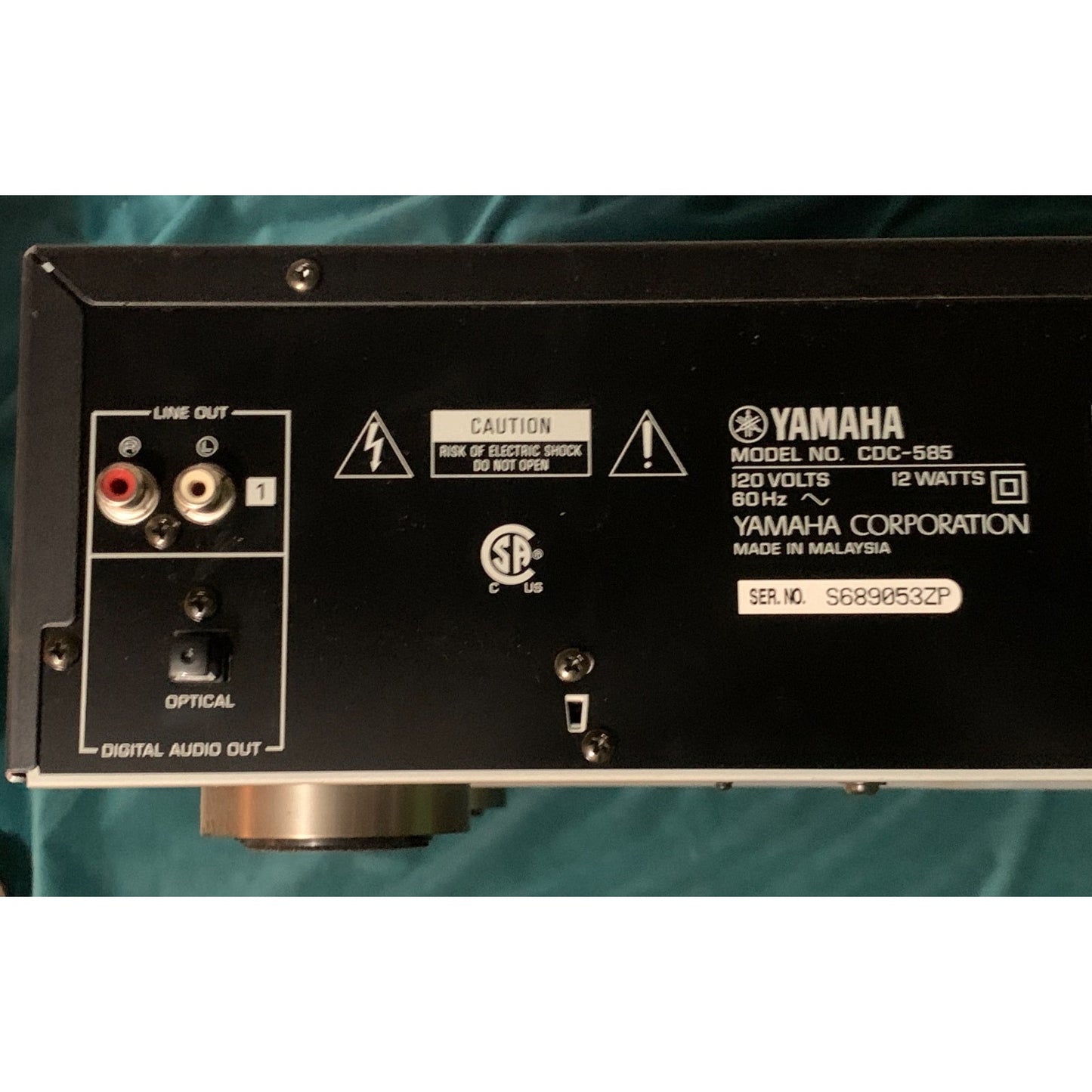 Yamaha CDC-585 Natural Sound Compact Disc 5 CD Player