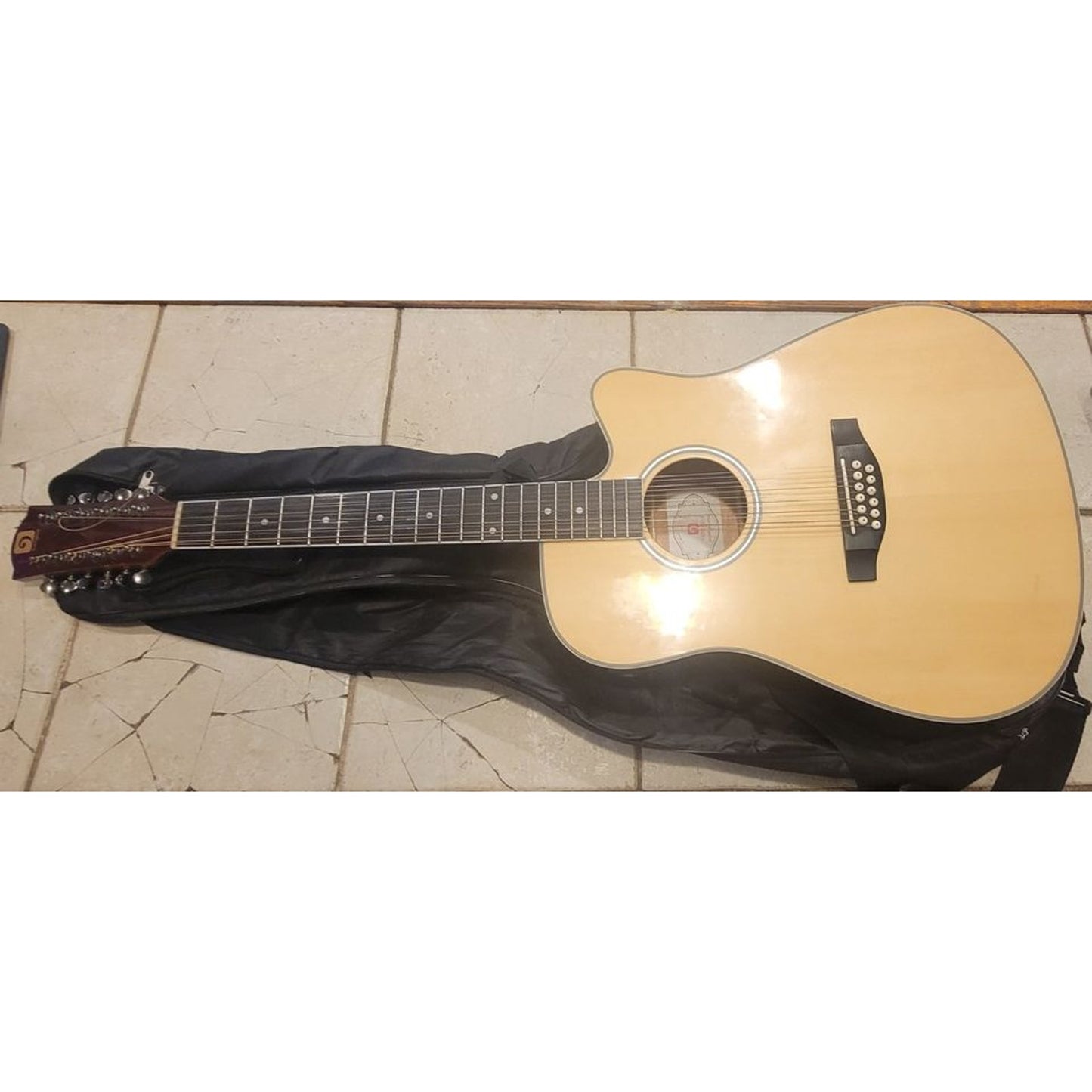 Vangoa Basic VGE122 12String AcousticElectric Guitar Wolfpack Trading