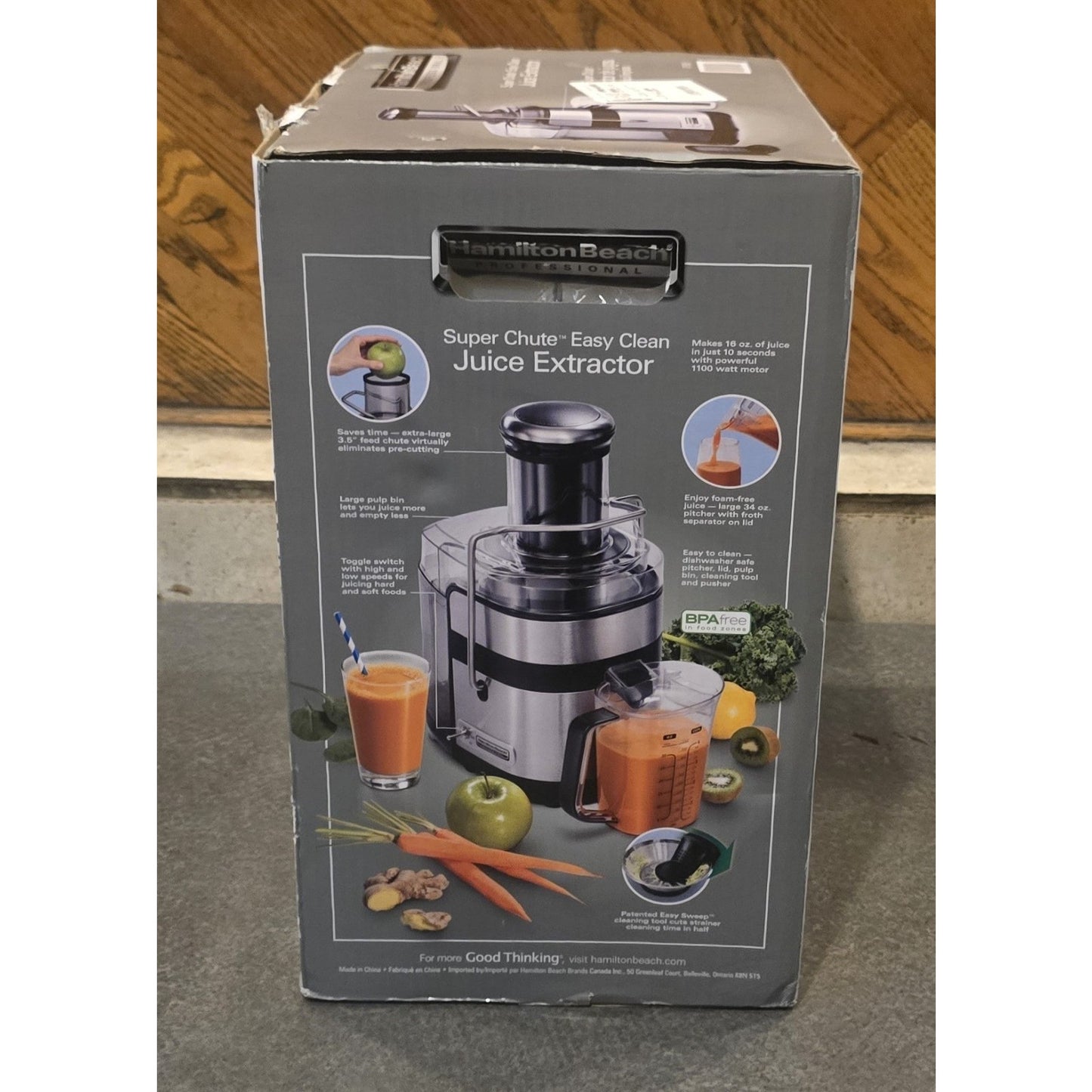 Hamilton Beach Professional Super Chute Juice Extractor Centrifugeuse / 67906 /