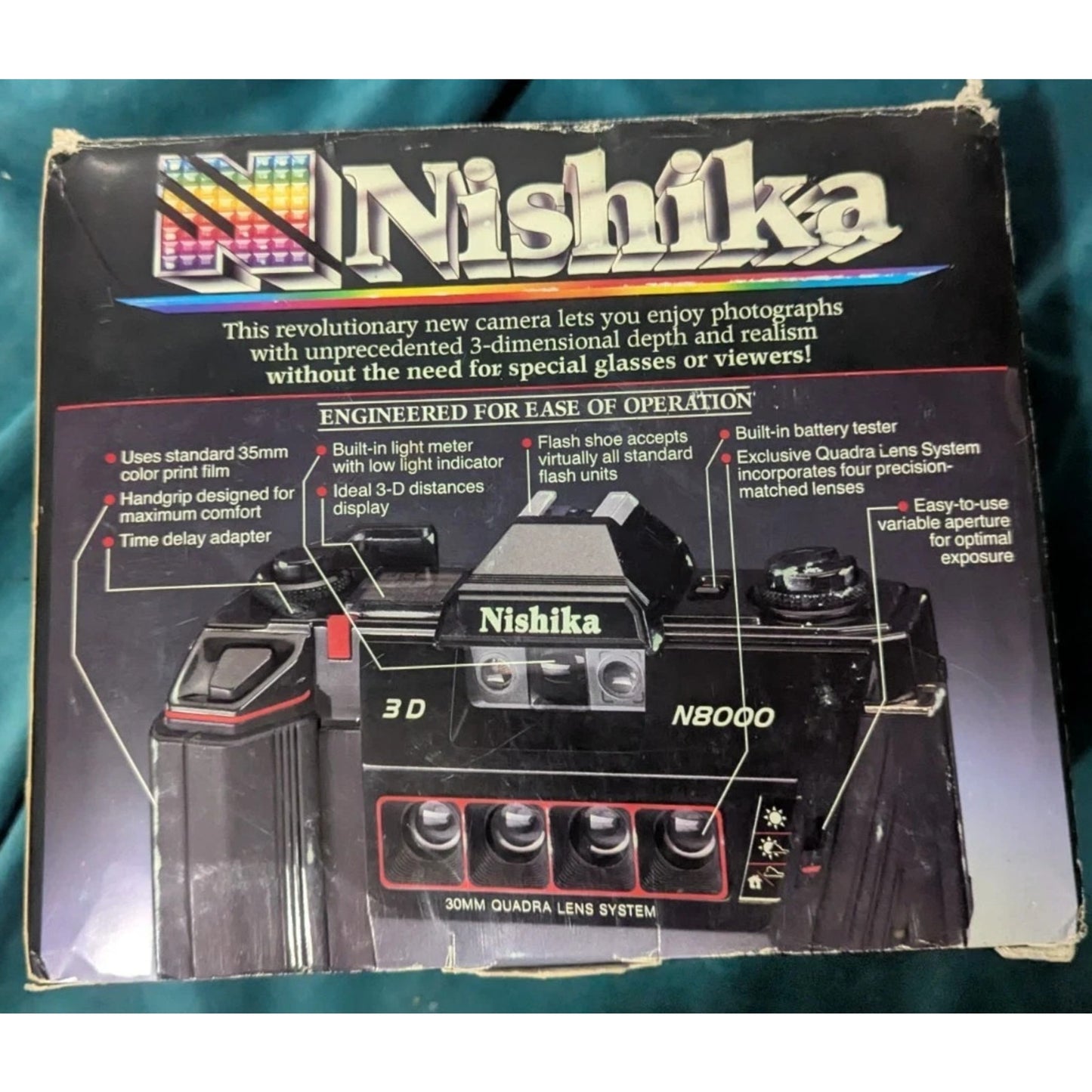 Nishika N8008 3-D 35mm Camera Kit with Accessories