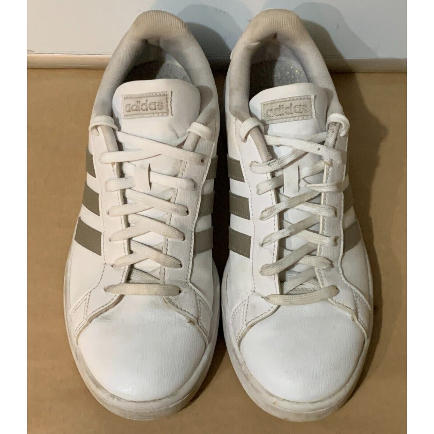 Adidas Superstar Sneakers Women 11 Metallic Cloudfoam White 28Y001