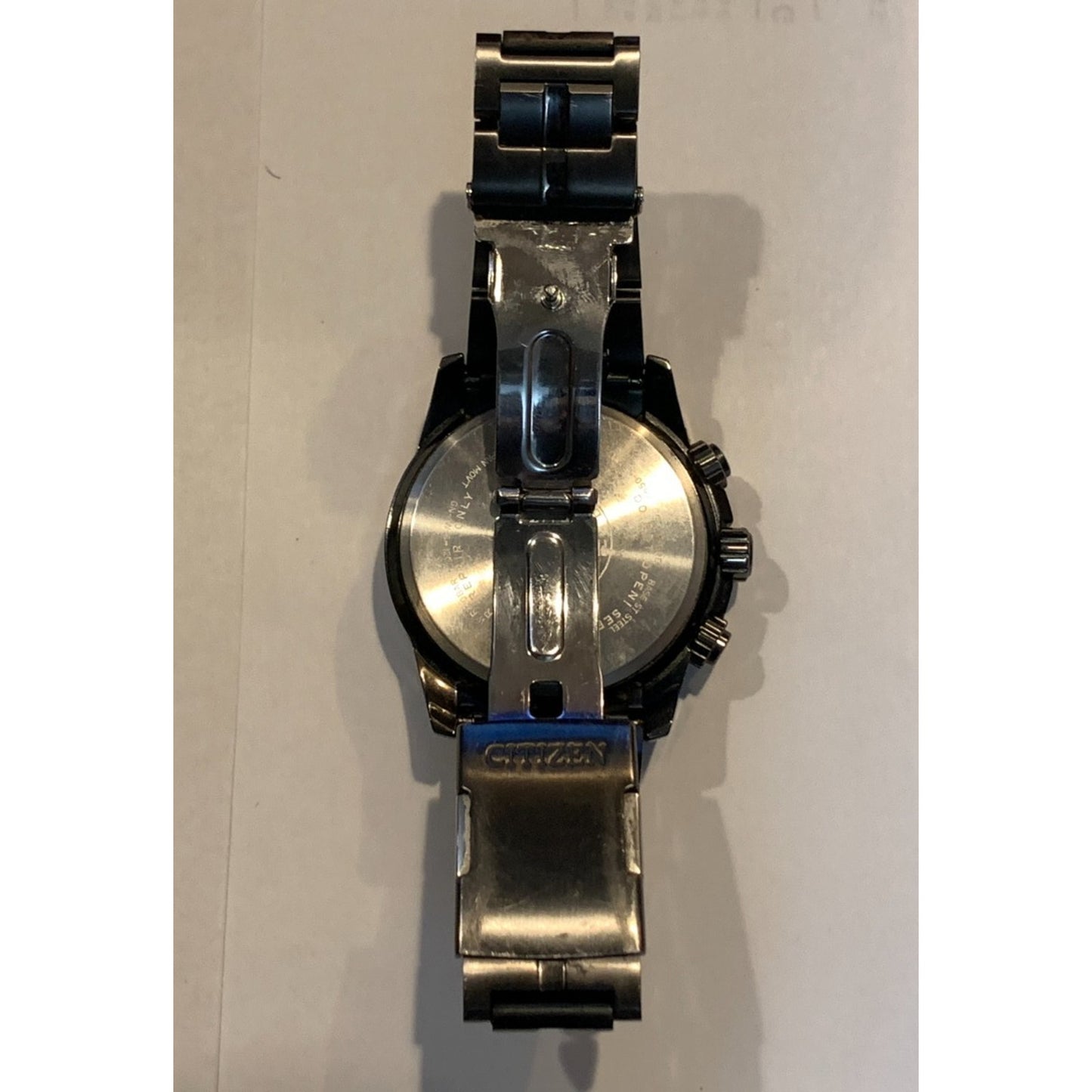 Citizen Eco-Drive E660-S111145 Radio Controlled Gray Blue Quartz Mens Watch