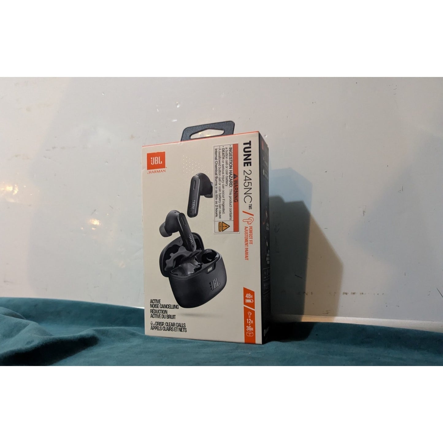 JBL Tune 245NC TWS True Bluetooth Wireless Earbuds Black