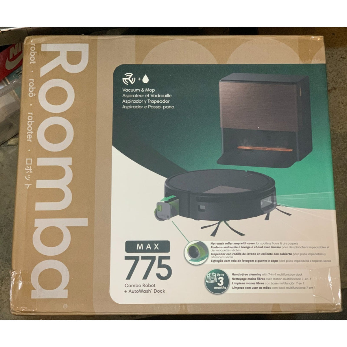 iRobot Roomba Max 775 Combo Robot + AutoWash Dock RCE-Y1